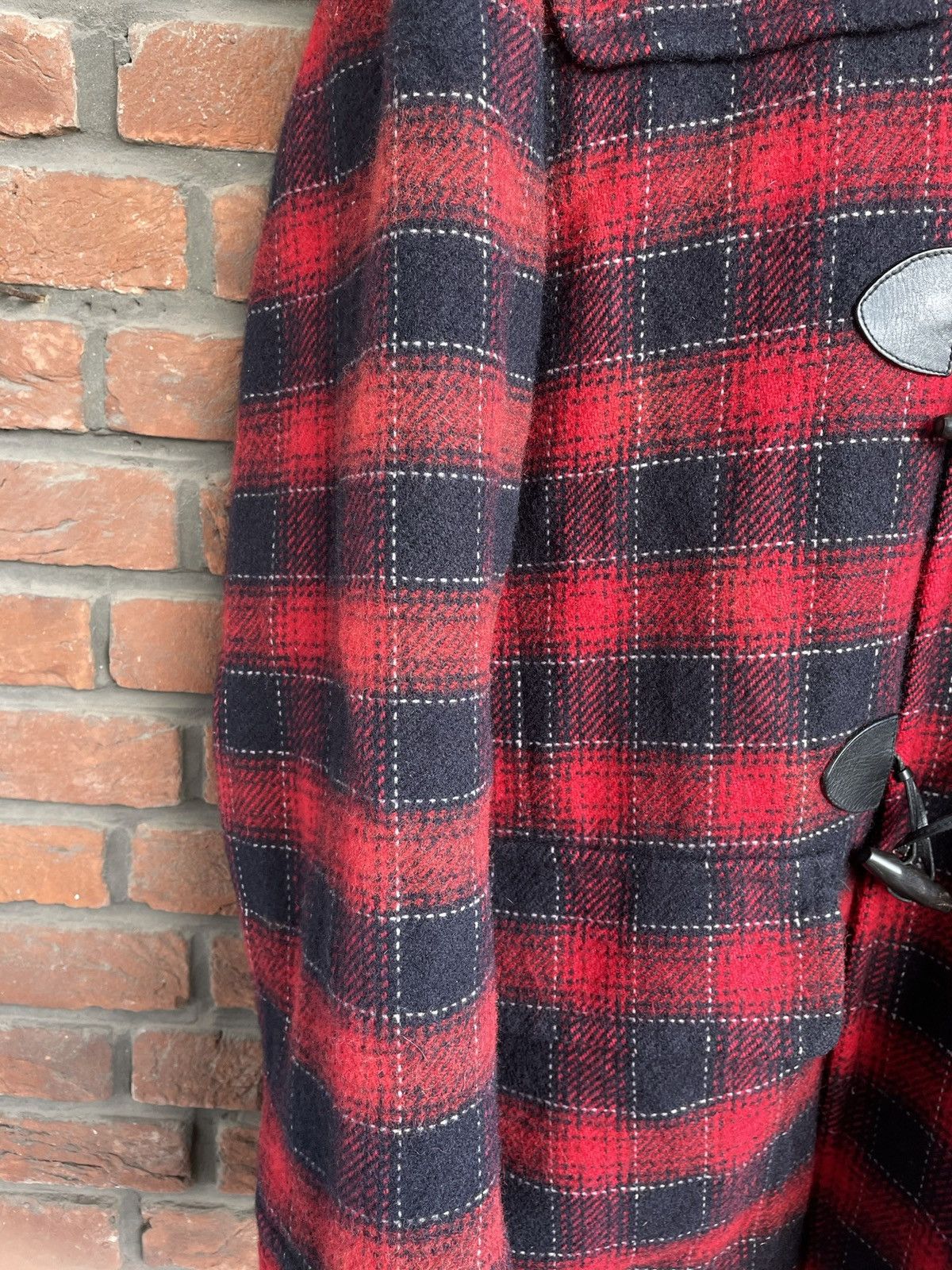 Prada Red Tartan Plaid Wool Jacket Size US L / EU 52-54 / 3 - 8 Thumbnail
