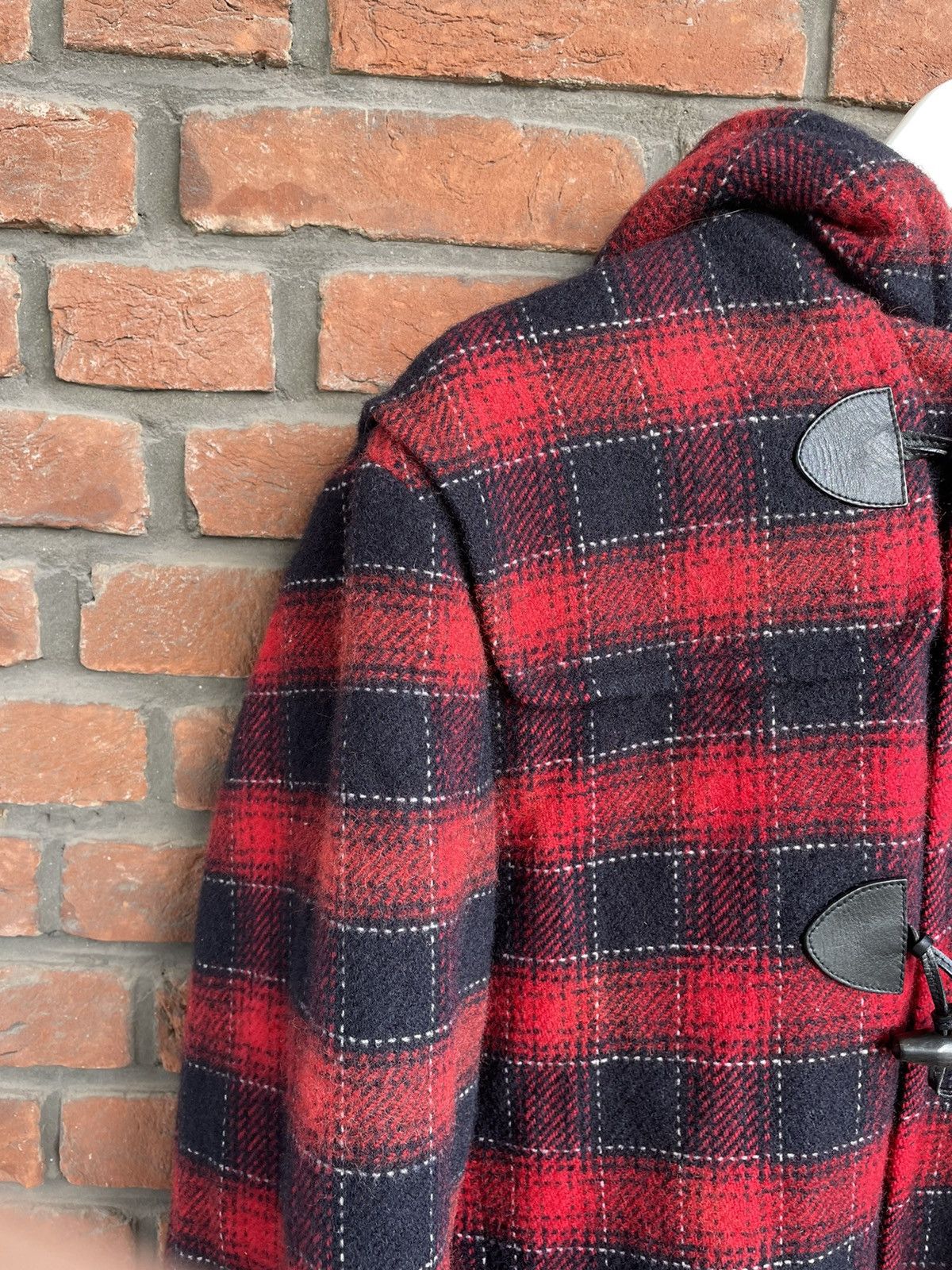 Prada Red Tartan Plaid Wool Jacket Size US L / EU 52-54 / 3 - 7 Thumbnail