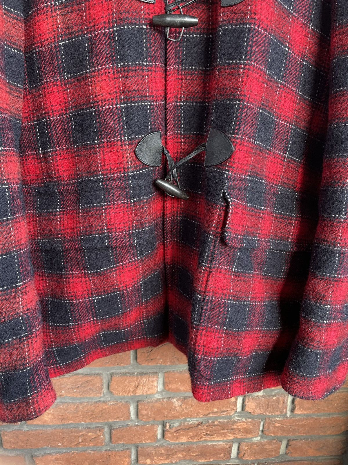 Prada Red Tartan Plaid Wool Jacket Size US L / EU 52-54 / 3 - 10 Thumbnail