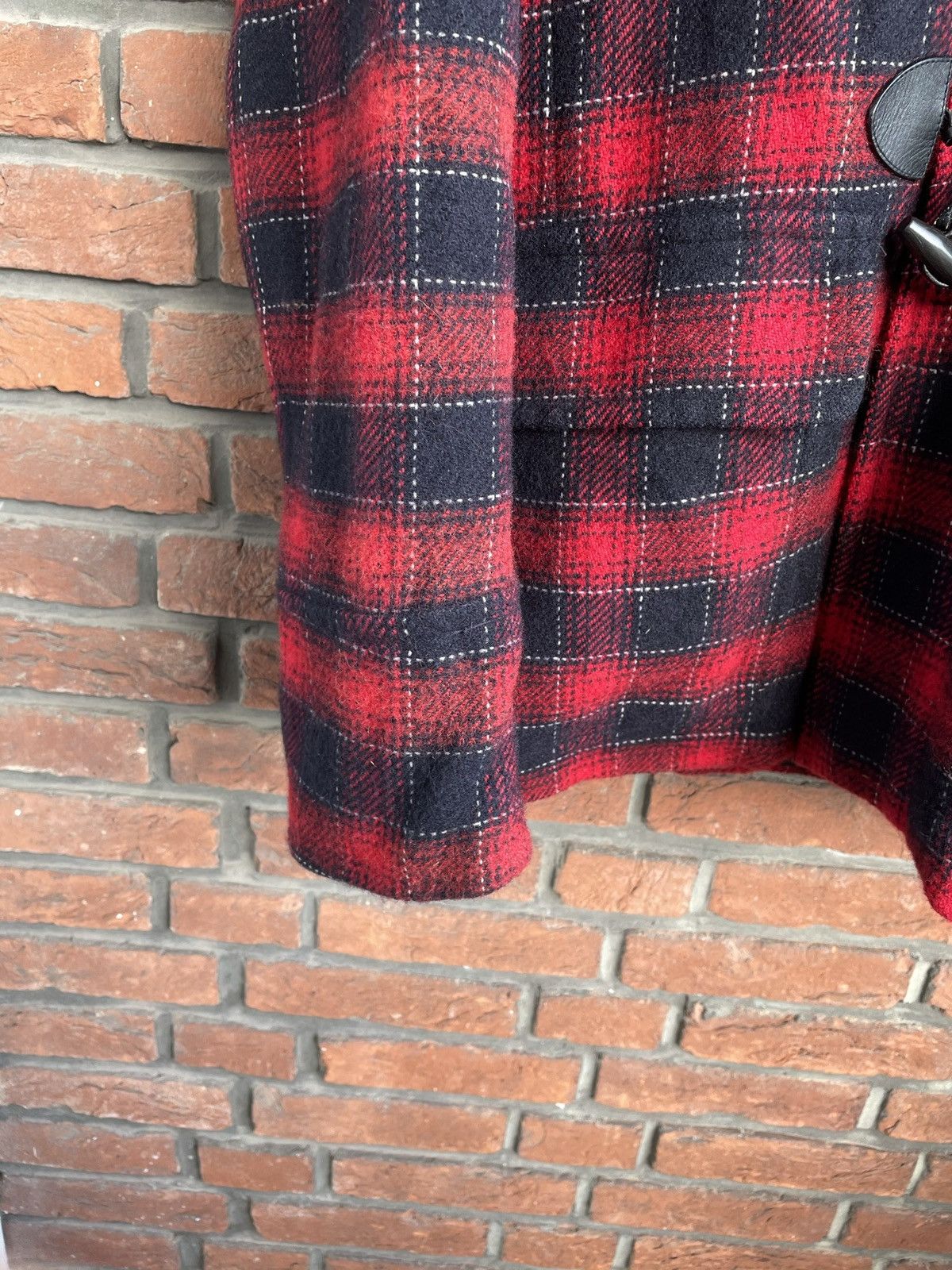 Prada Red Tartan Plaid Wool Jacket Size US L / EU 52-54 / 3 - 9 Thumbnail