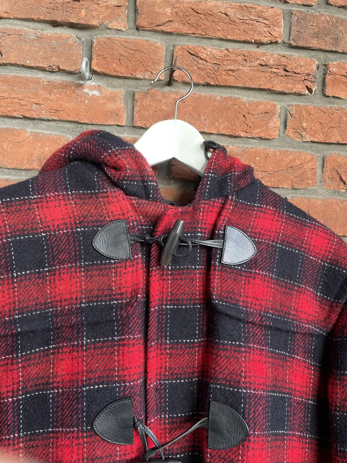 Prada Red Tartan Plaid Wool Jacket Size US L / EU 52-54 / 3 - 12 Thumbnail