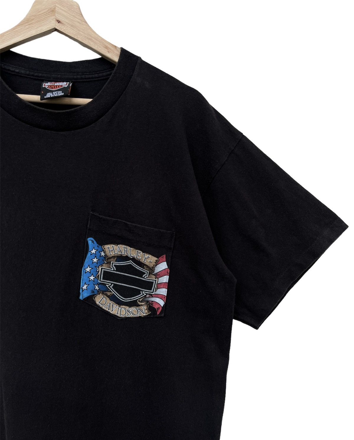 Harley Davidson Vtg Harley Davidson Single Pocket Size US L / EU 52-54 / 3 - 2 Thumbnail