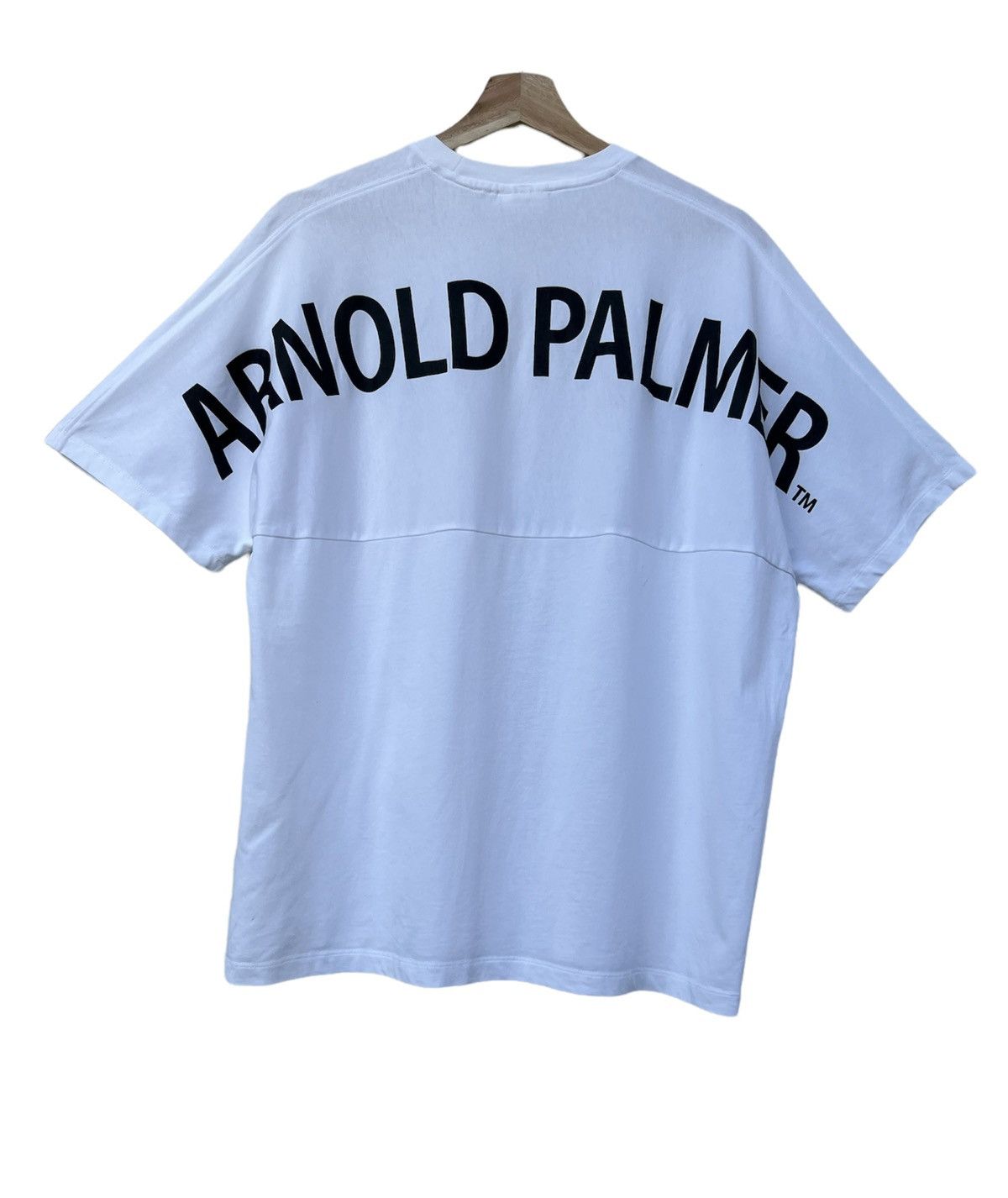 Japanese Brand Arnold Palmer White Tee Shirt Size US L / EU 52-54 / 3 - 1 Thumbnail