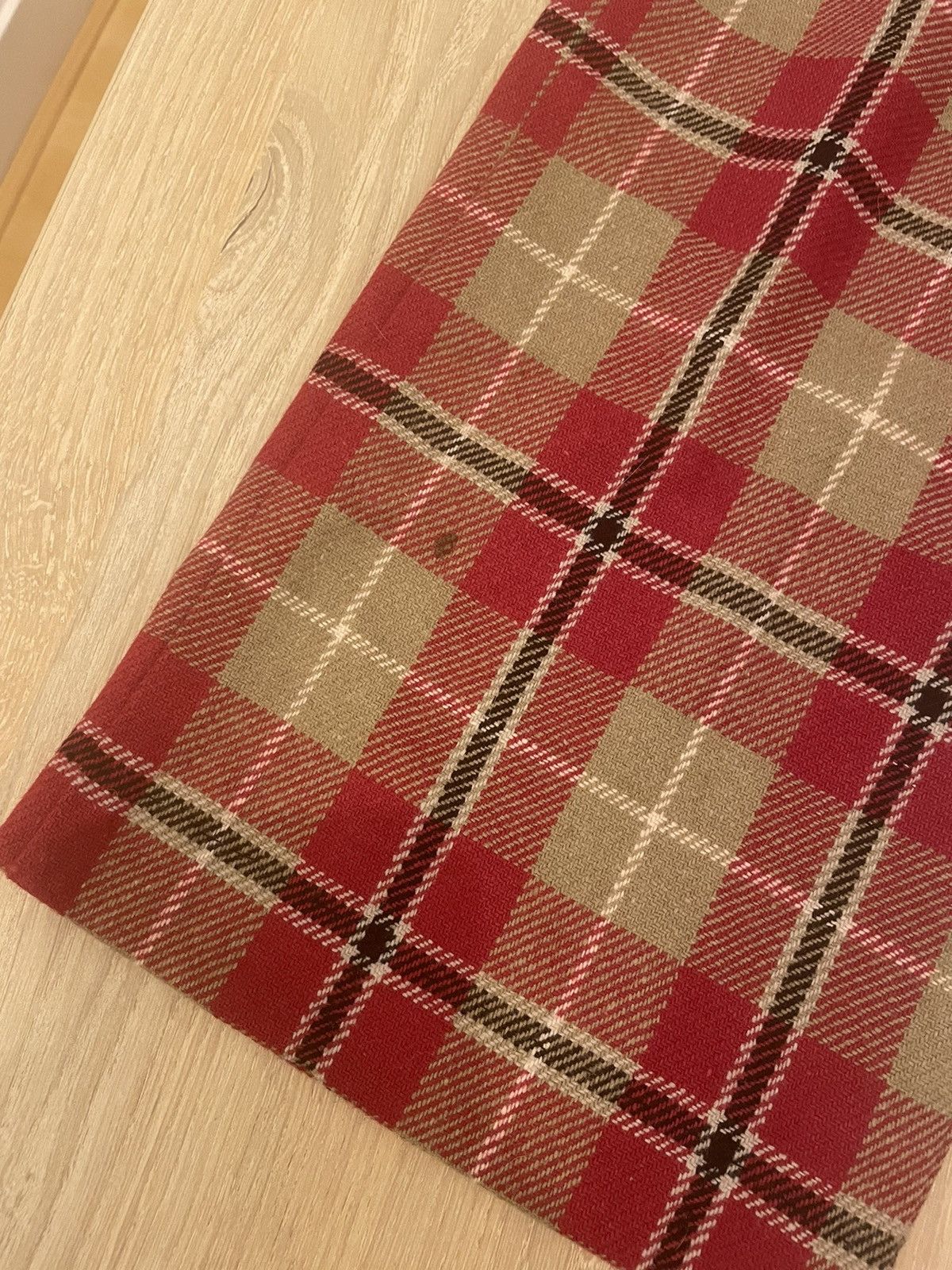 Dolce & Gabbana Red Tartan Plaid Virgin Wool Pants Size US 30 / EU 46 - 9 Thumbnail