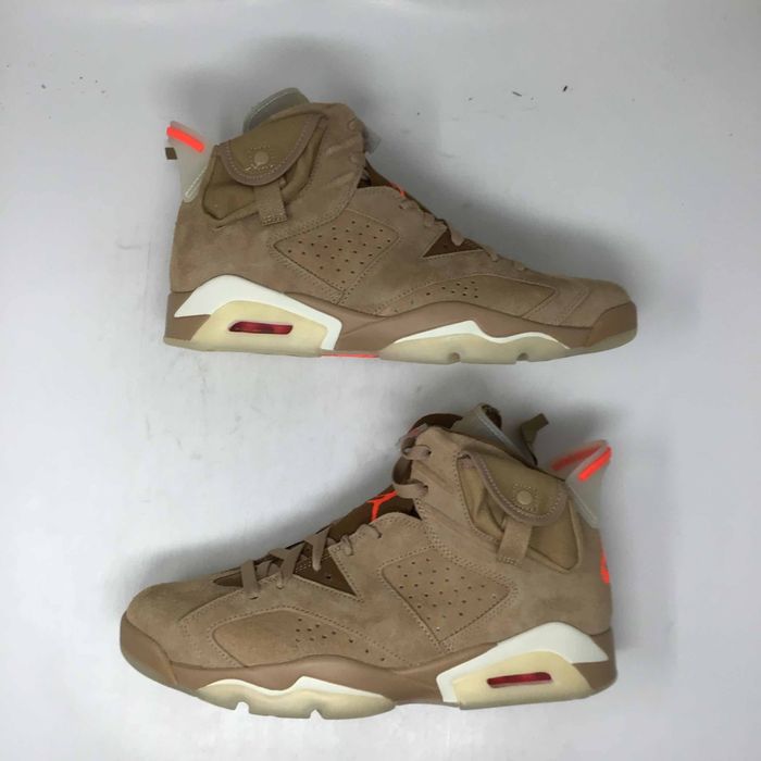 travis scott x air jordan 6 british khaki stockx