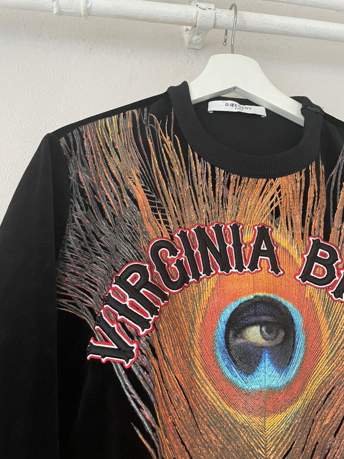 Givenchy Virginia Bitch Velvet Peacock Sweater Size US M / EU 48-50 / 2 - 3 Thumbnail