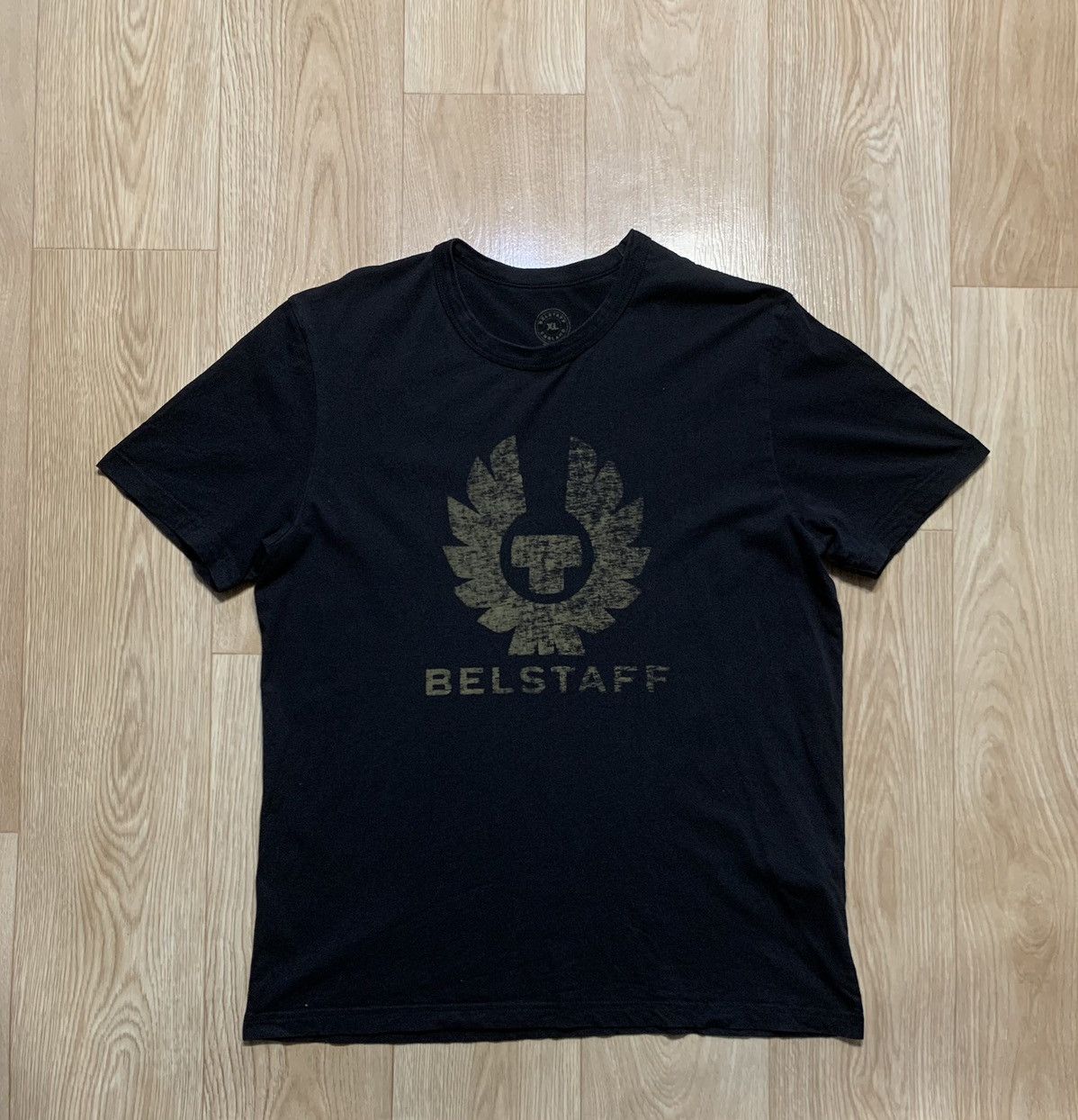 Belstaff Belstaff Big Logo T-Shirt Size US XL / EU 56 / 4 - 1 Thumbnail