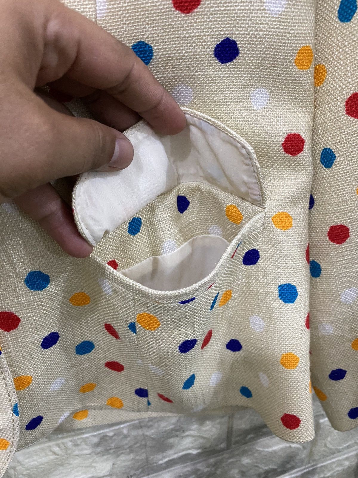 Japanese Brand × Yves Saint Laurent Lapine YSL Print polcadot Jacket Size XS / US 0-2 / IT 36-38 - 12 Thumbnail