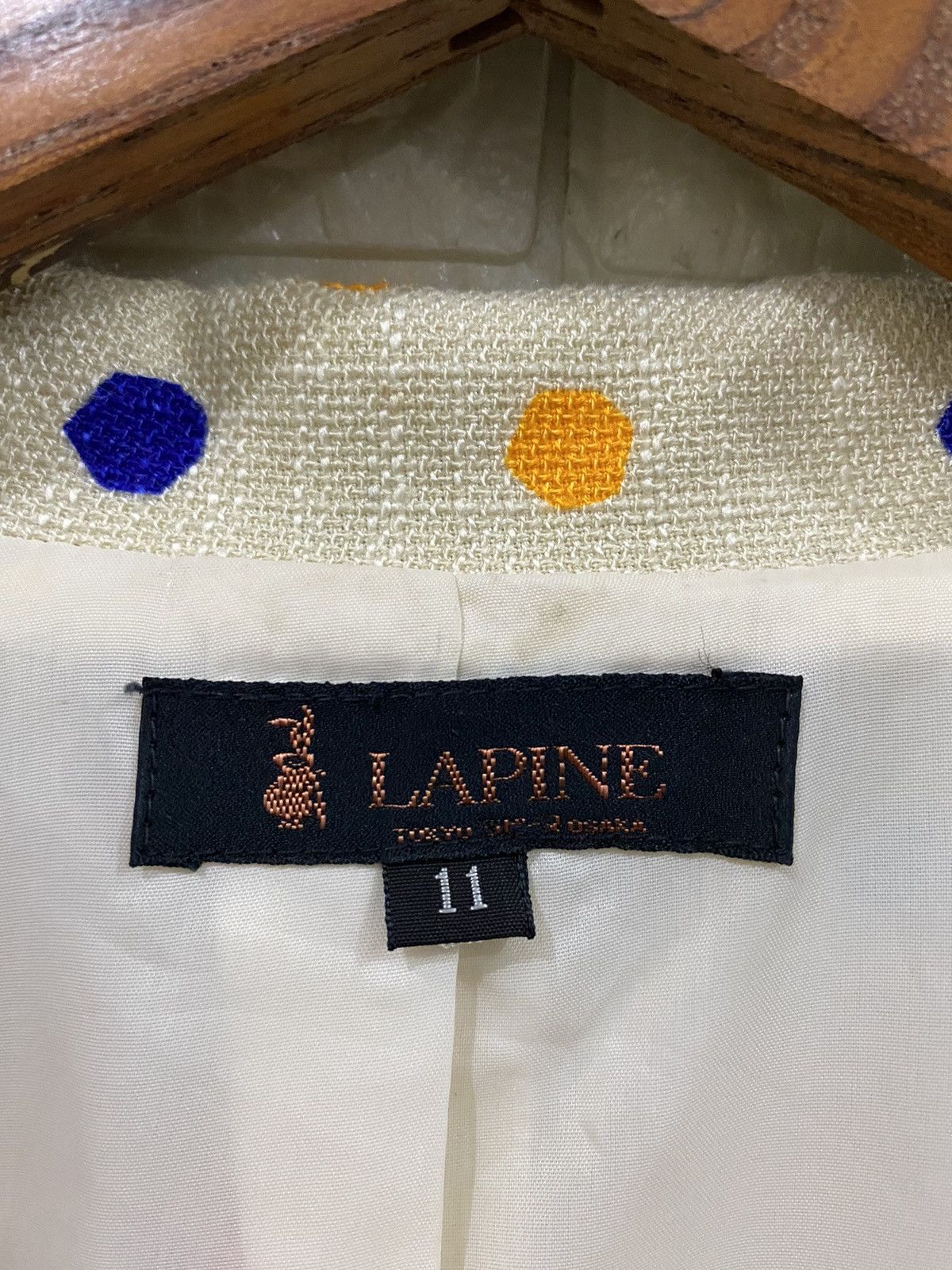 Japanese Brand × Yves Saint Laurent Lapine YSL Print polcadot Jacket Size XS / US 0-2 / IT 36-38 - 14 Thumbnail