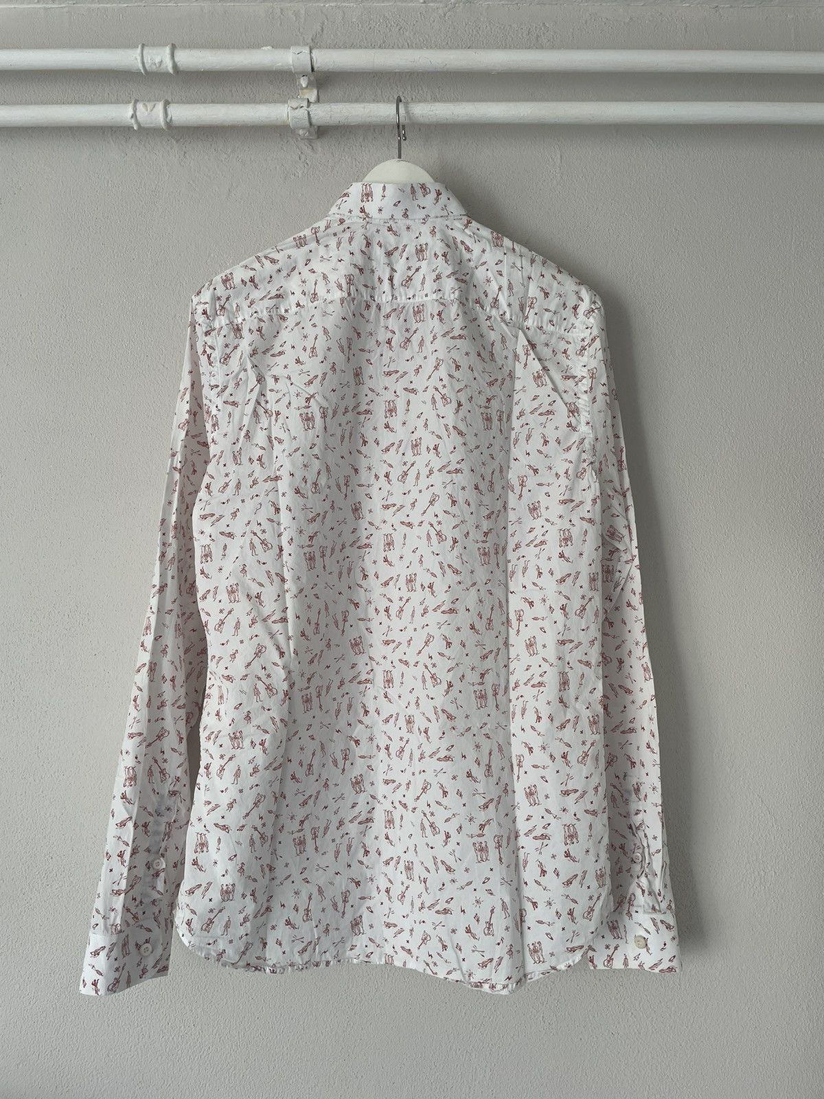 Prada Comic Print Button-Up Shirt Size US M / EU 48-50 / 2 - 3 Thumbnail