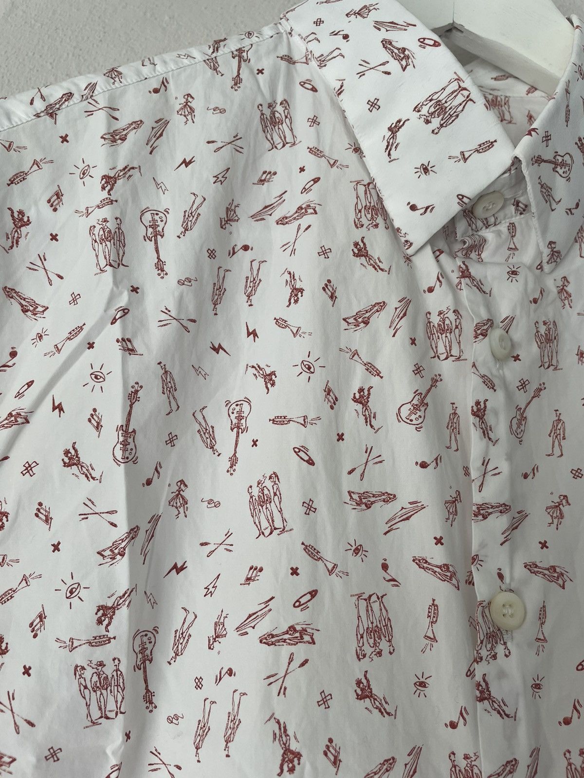 Prada Comic Print Button-Up Shirt Size US M / EU 48-50 / 2 - 4 Thumbnail