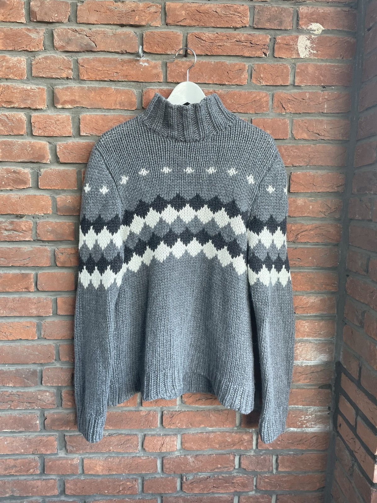 image of Marni Grey Alpaca Sweater, Men's (Size XS)