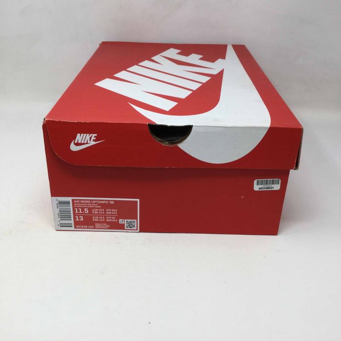 uptempo white varsity red 2021