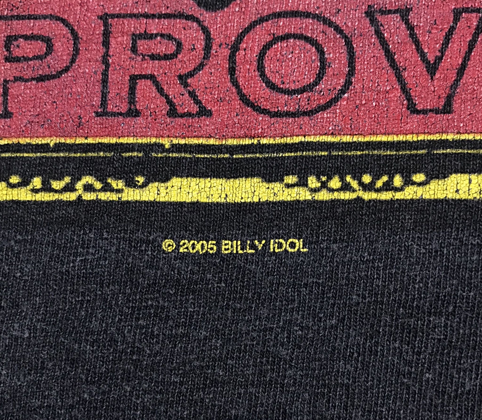 Band Tees × Vintage Vintage Billy Idol 2005 T-shirt Size US L / EU 52-54 / 3 - 5 Thumbnail