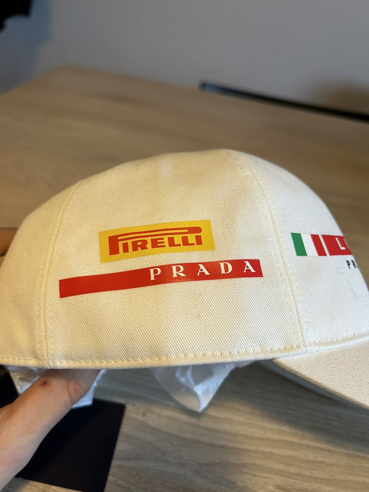 Prada Prada Luna Rossa Pirelli Cap Size ONE SIZE - 4 Thumbnail