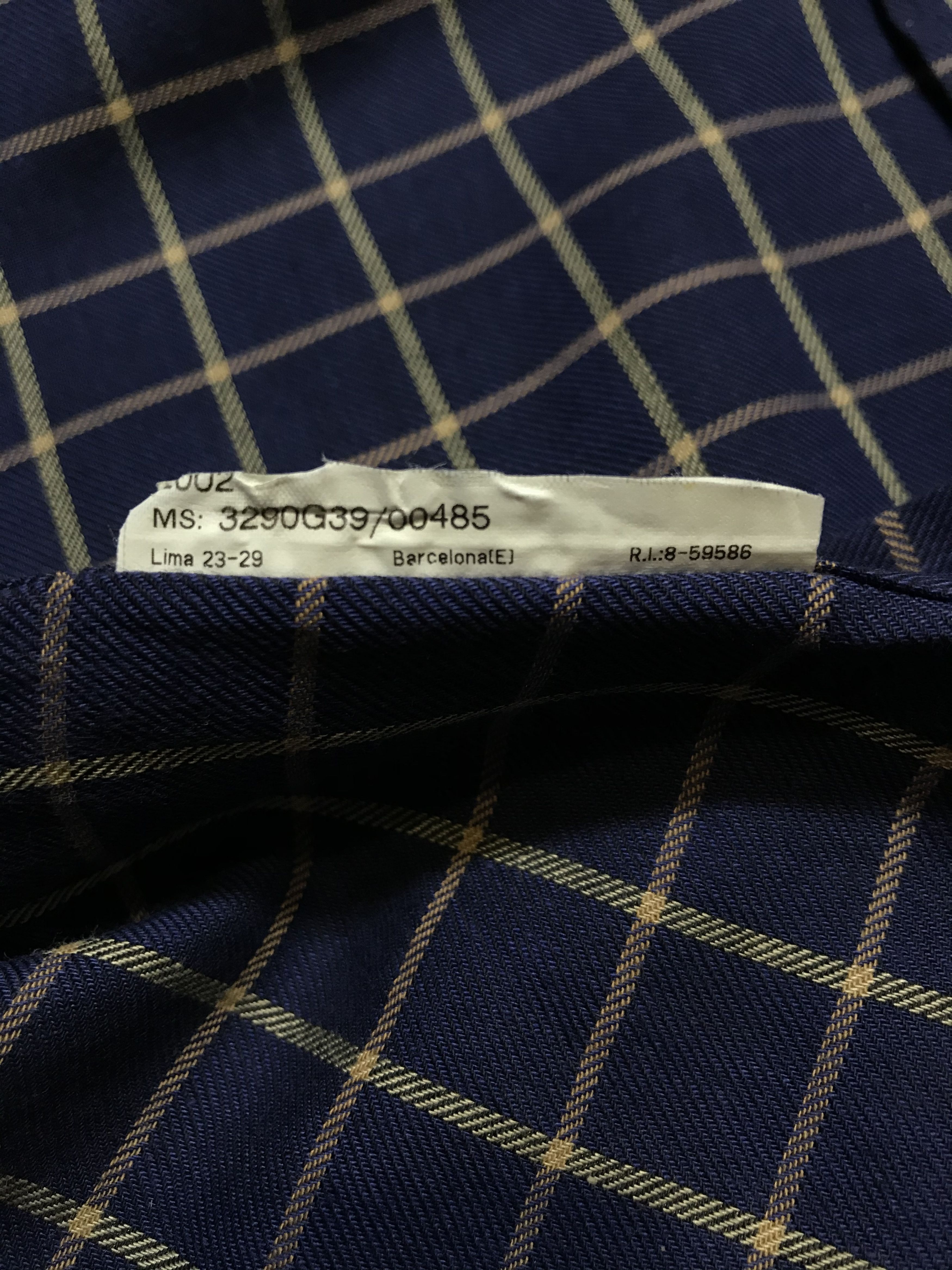 Burberry × Vintage Vintage Thomas Burberry Check Shirt Size US M / EU 48-50 / 2 - 12 Thumbnail
