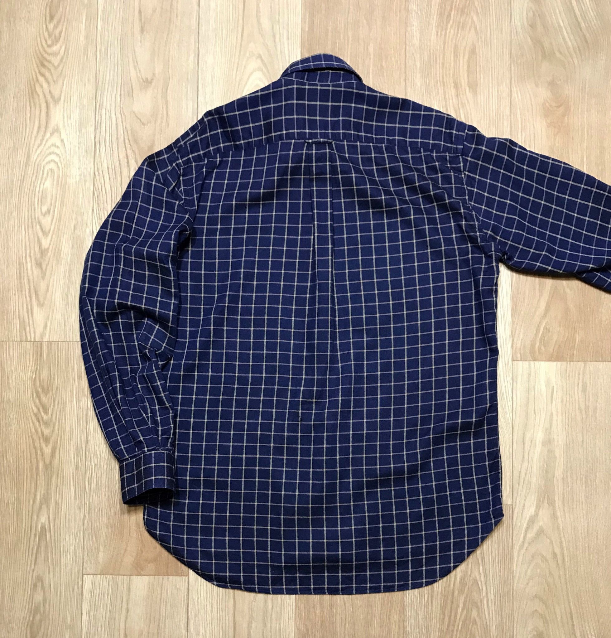Burberry × Vintage Vintage Thomas Burberry Check Shirt Size US M / EU 48-50 / 2 - 8 Thumbnail