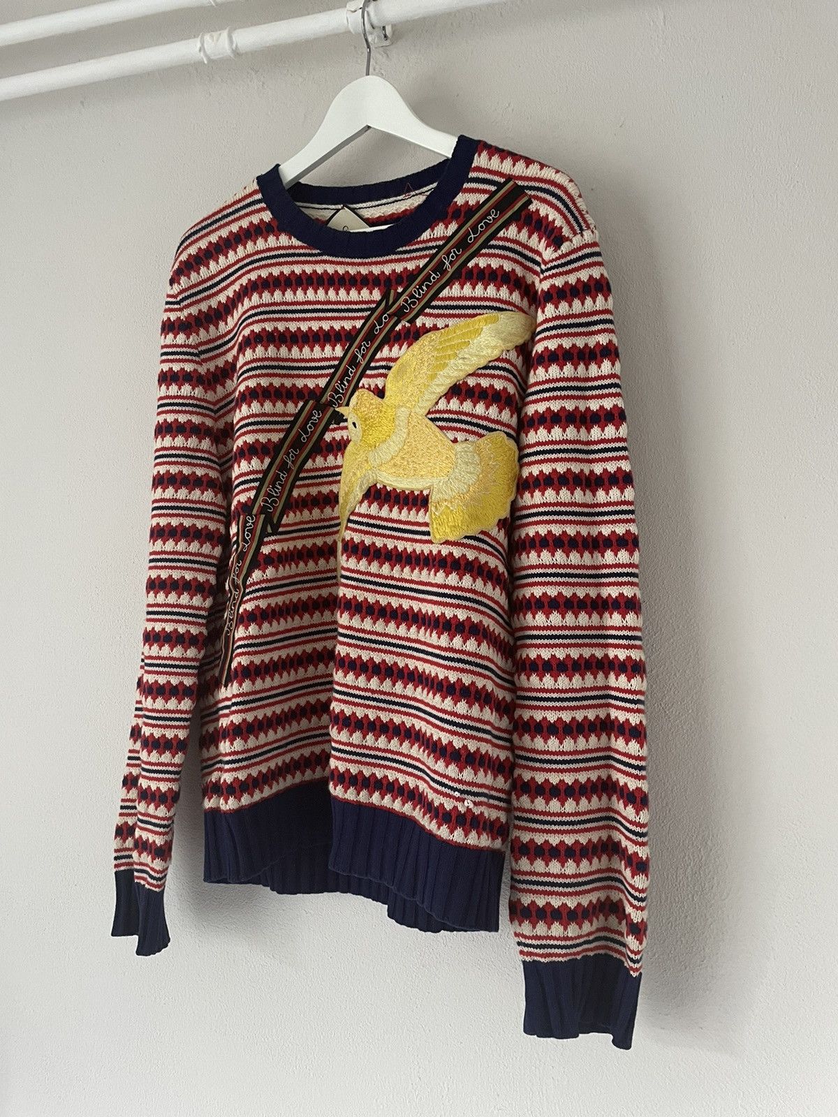 Gucci Blind for Love Pullover Knit Sweater Size US L / EU 52-54 / 3 - 2 Thumbnail
