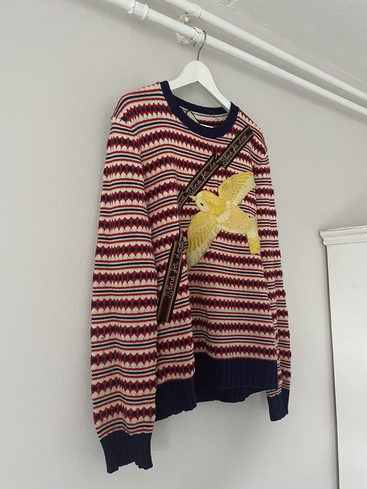 Gucci Blind for Love Pullover Knit Sweater Size US L / EU 52-54 / 3 - 3 Thumbnail