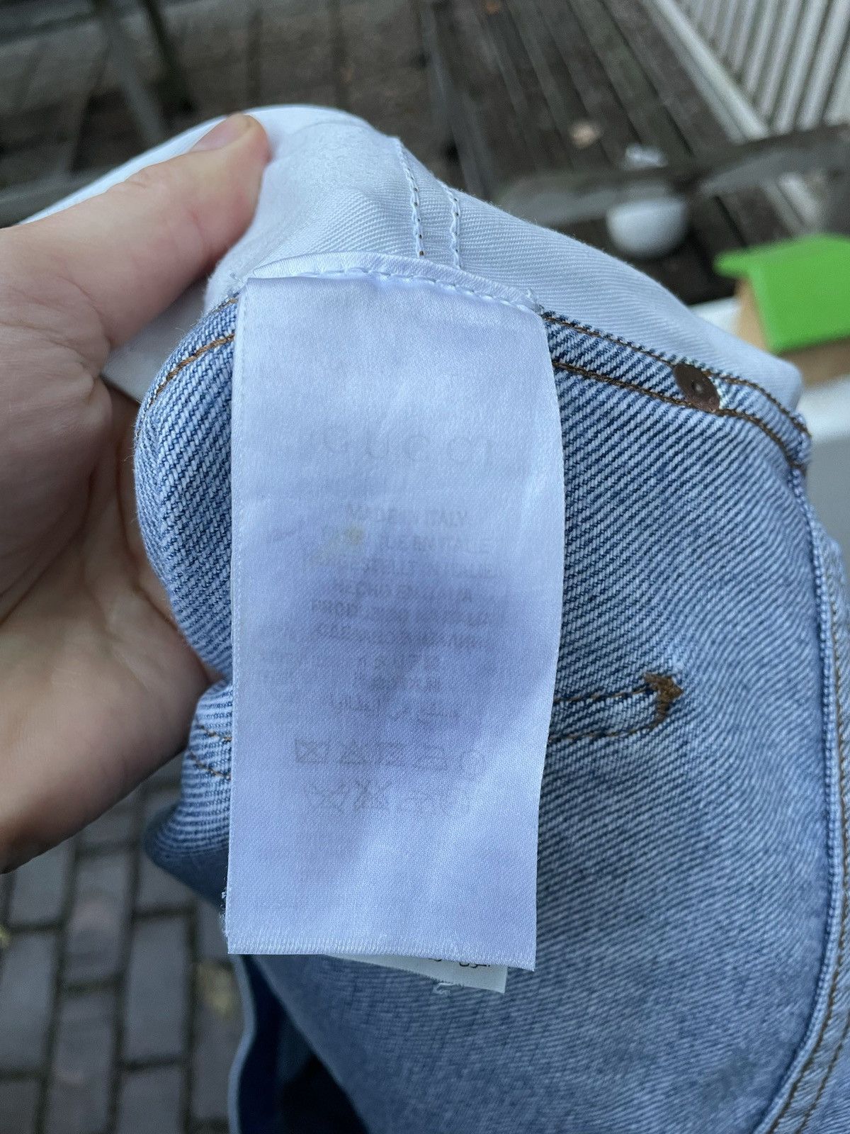 Gucci Butterfly Embroidered Jeans Size US 30 / EU 46 - 13 Thumbnail