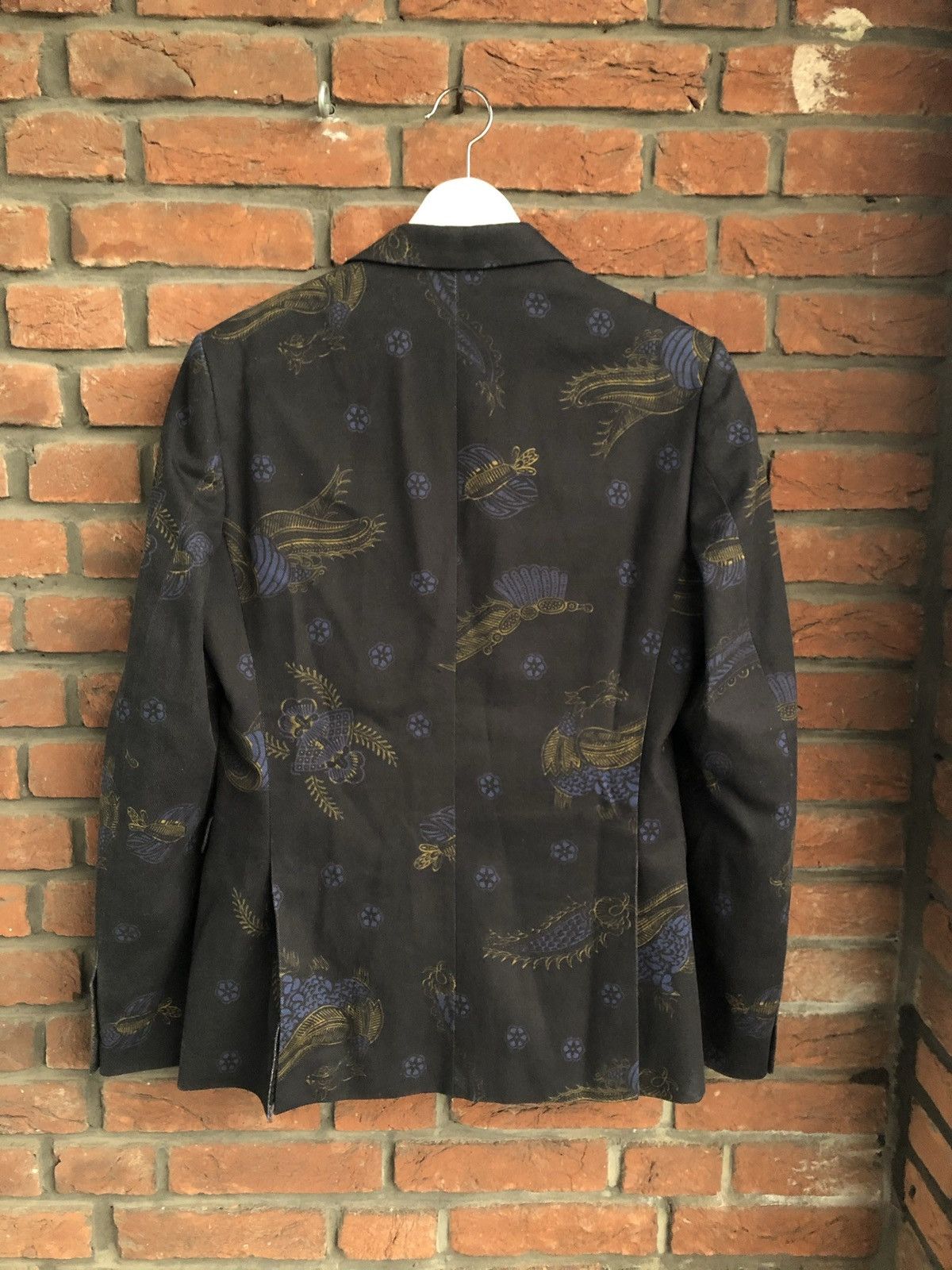 Dries Van Noten Floral Print Suit Blazer Jacket Size 48R - 9 Thumbnail
