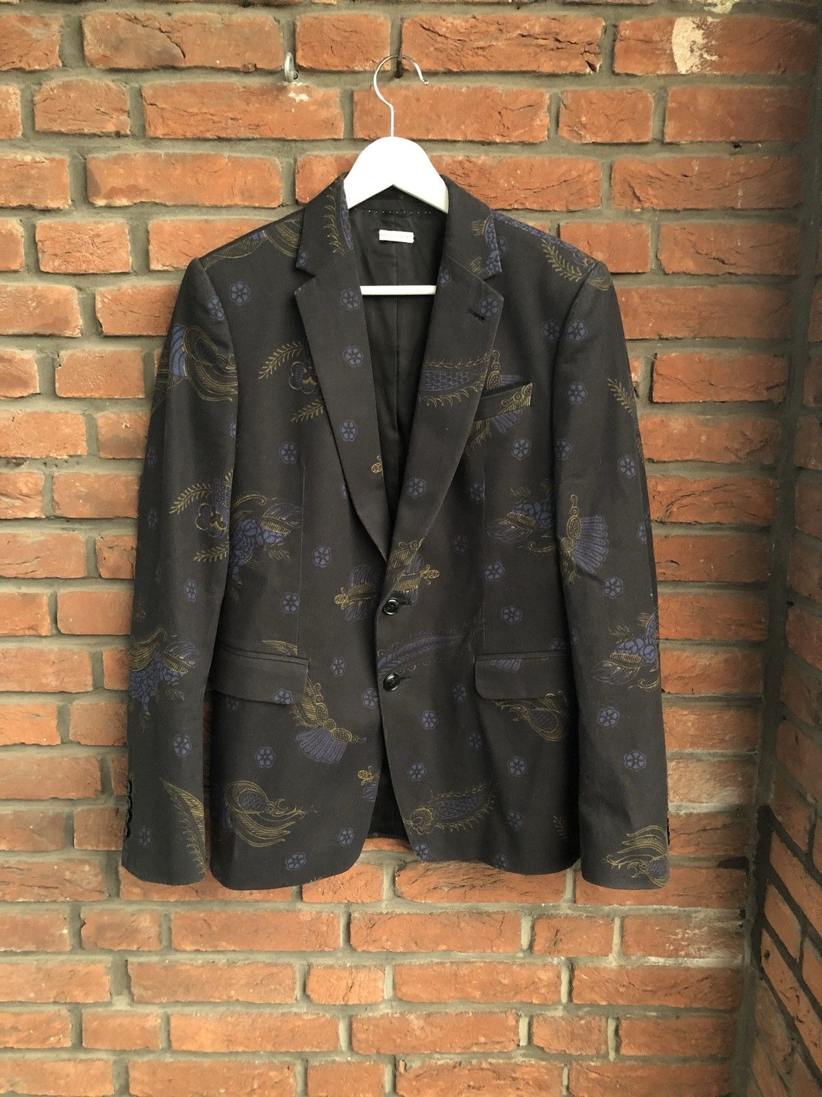 Dries Van Noten Floral Print Suit Blazer Jacket Size 48R - 1 Thumbnail