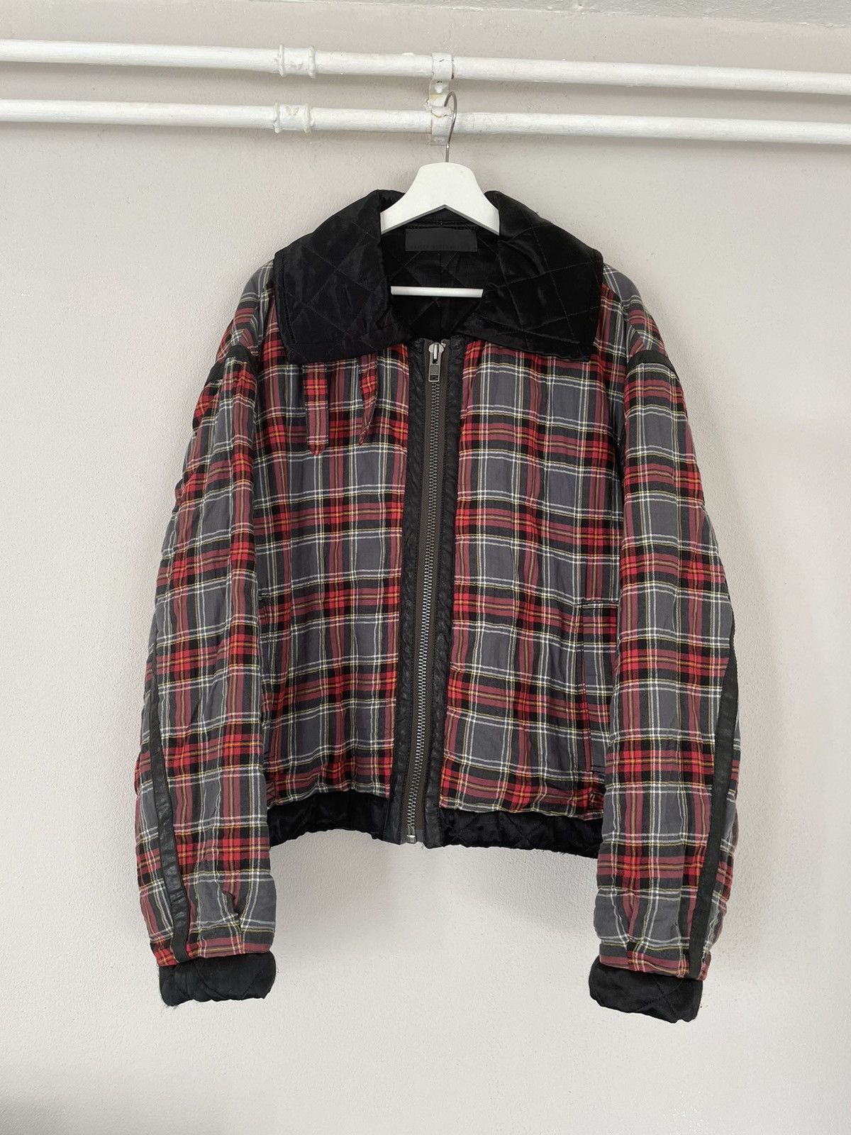 Haider Ackermann Red Checkered Plaid Jacket Size US M / EU 48-50 / 2 - 1 Thumbnail