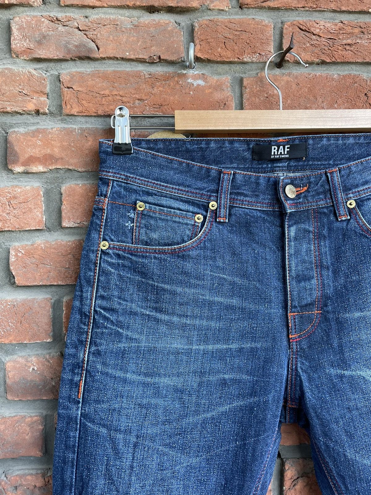 Raf by Raf Simons Blue Denim Jeans Size US 30 / EU 46 - 3 Thumbnail