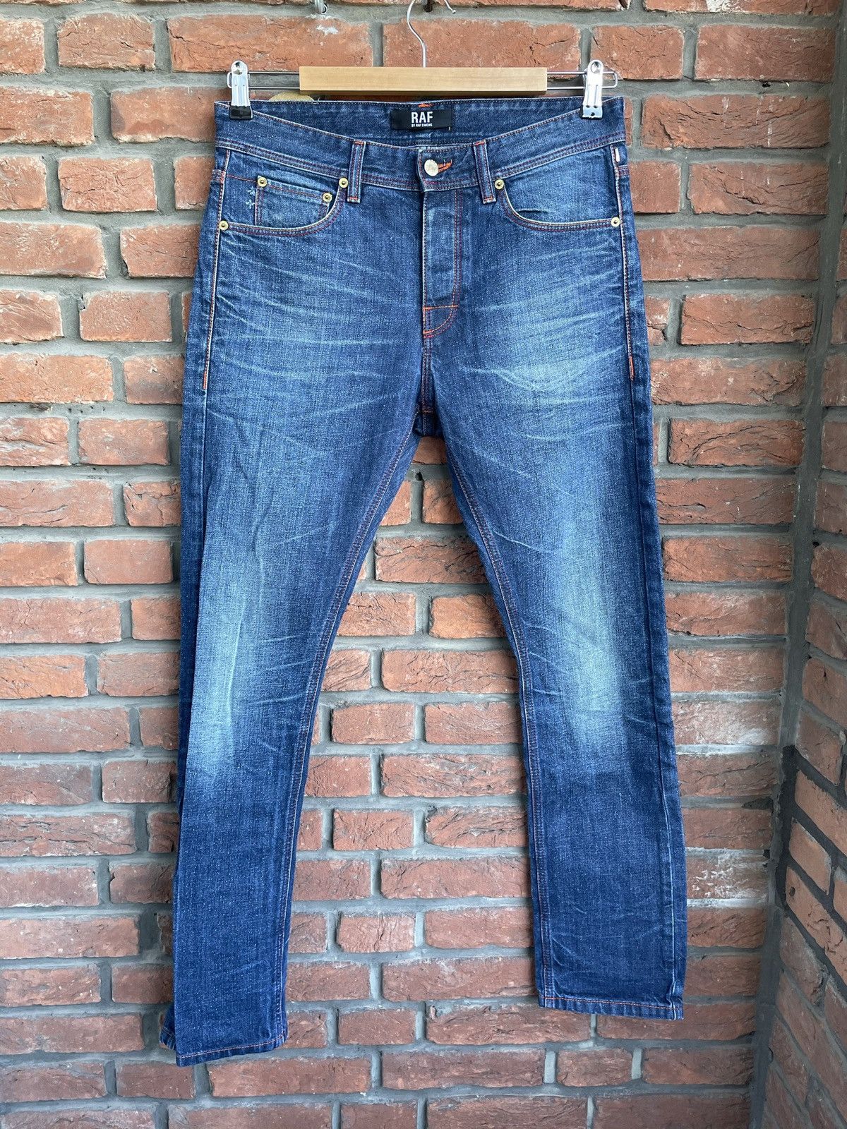 Raf by Raf Simons Blue Denim Jeans Size US 30 / EU 46 - 2 Thumbnail