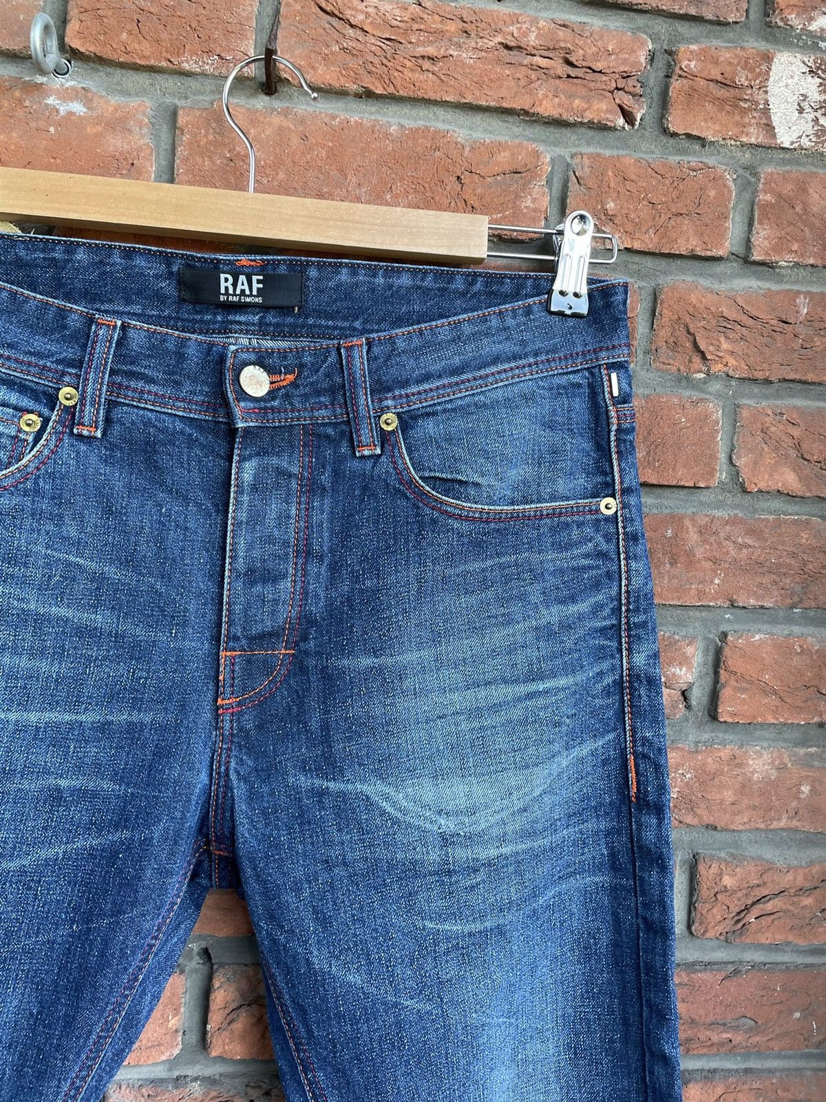 Raf by Raf Simons Blue Denim Jeans Size US 30 / EU 46 - 6 Thumbnail