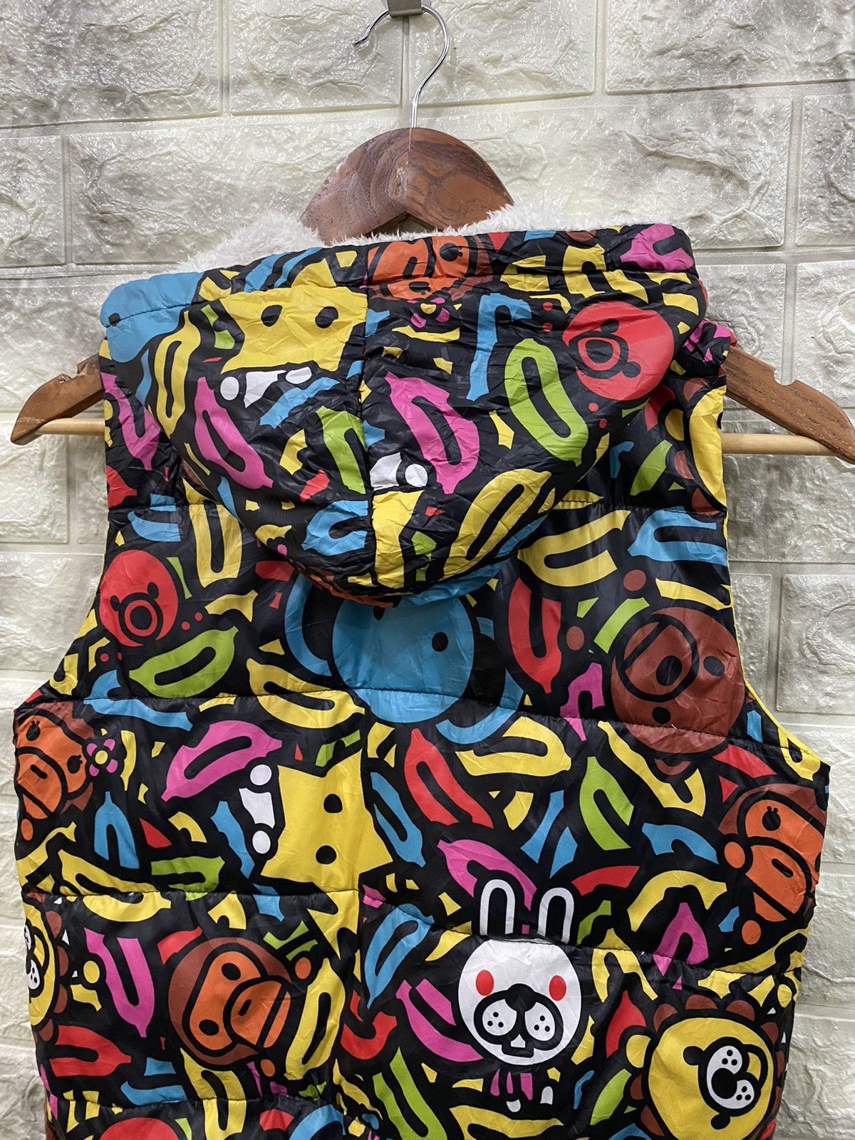 Japanese Brand Bape Kids by A Bathing Ape Sleeveless Hoodies Size US XS / EU 42 / 0 - 6 Thumbnail