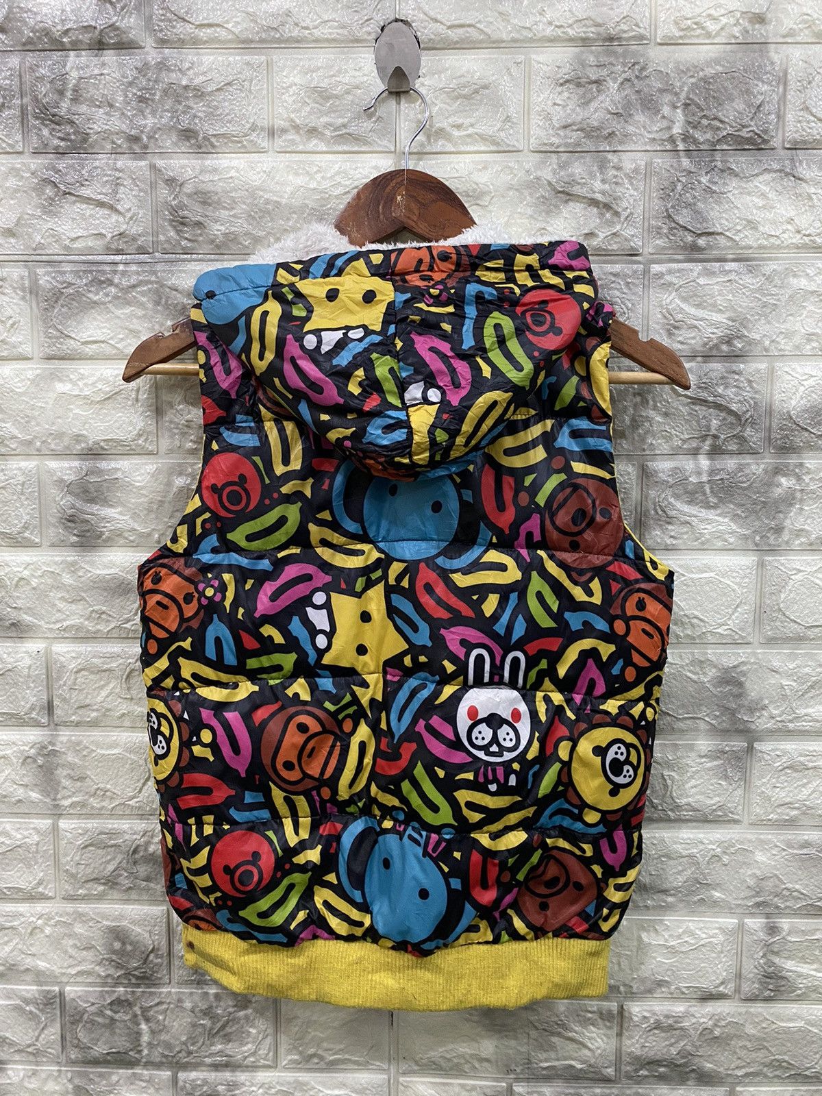 Japanese Brand Bape Kids by A Bathing Ape Sleeveless Hoodies Size US XS / EU 42 / 0 - 4 Thumbnail