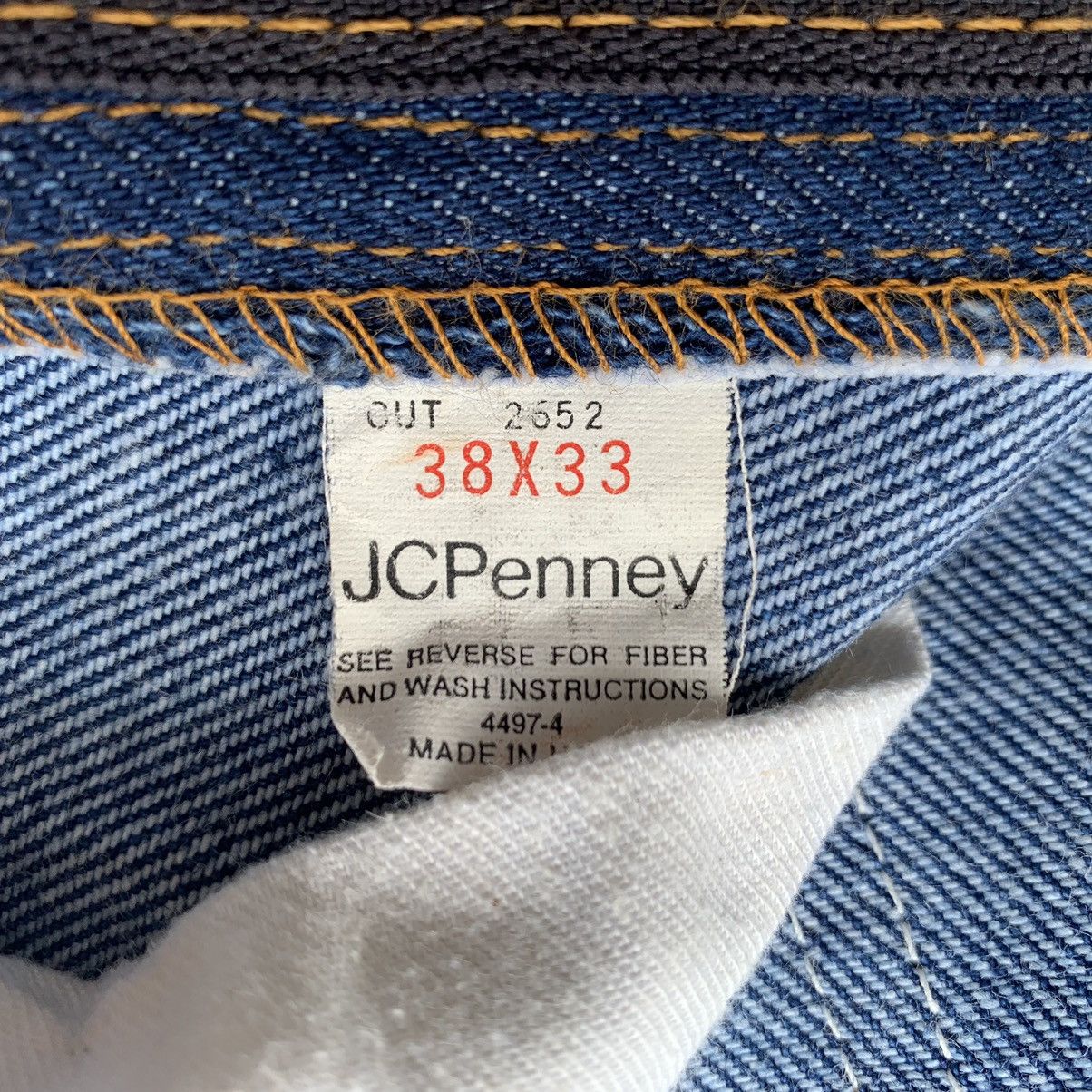 Vintage Vintage 80s Jc Penney Plain Pockets Jeans Size W36x28 Size US 36 / EU 52 - 13 Thumbnail