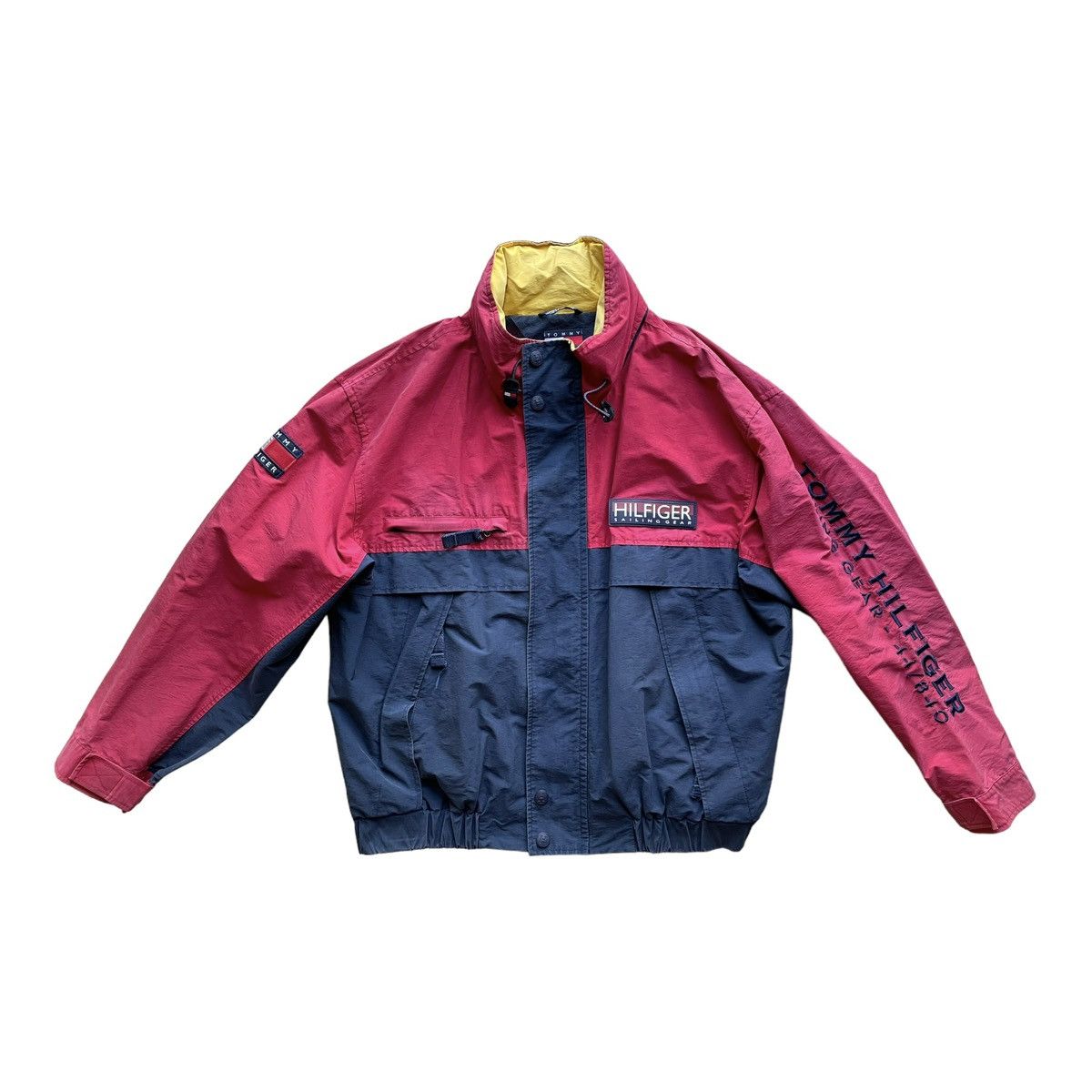 Tommy Hilfiger Vintage Tommy Hilfiger Sailing Gear Jacket W/Hoddie 