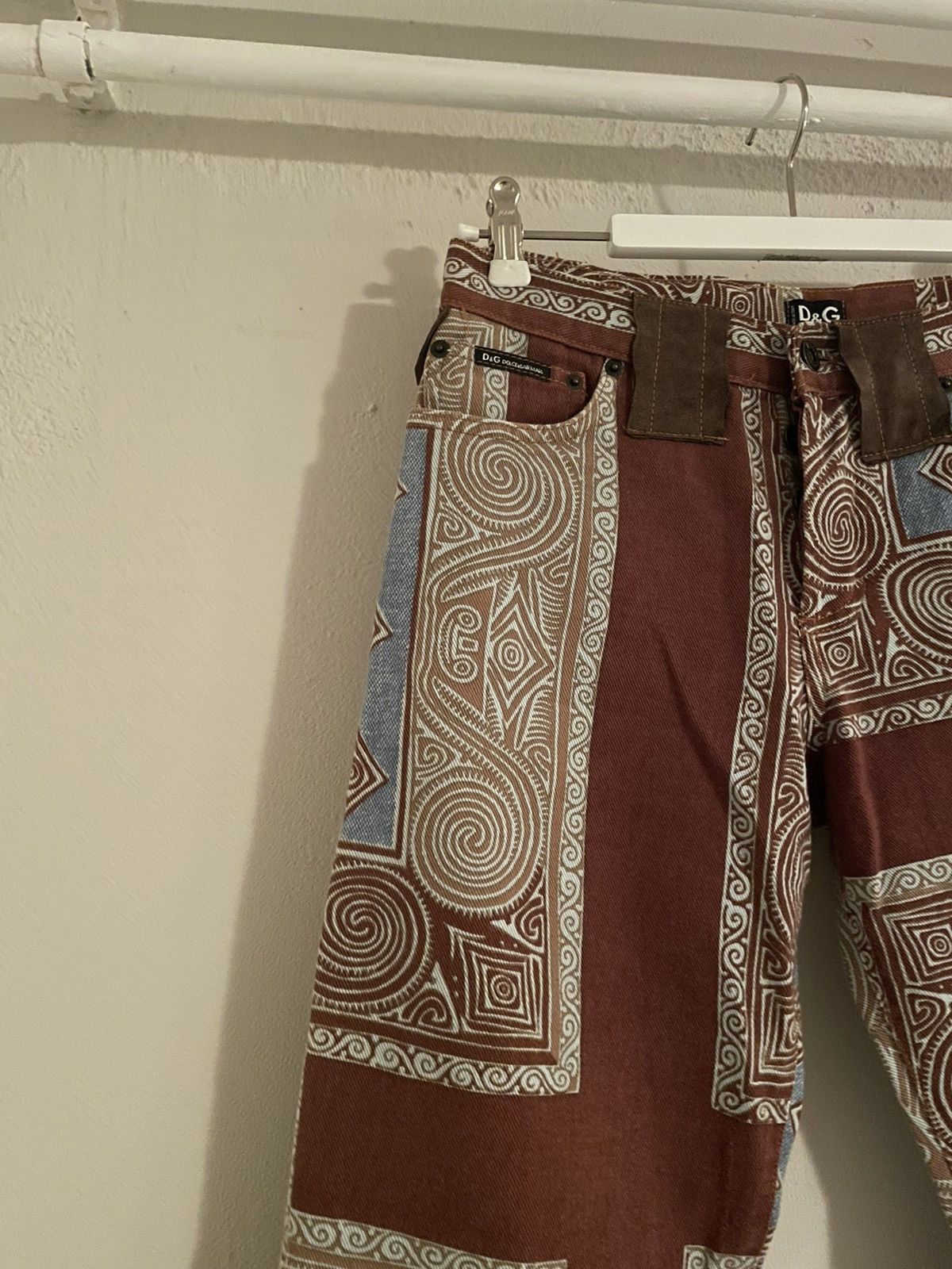 Dolce & Gabbana Pattern Denim Jeans Size US 32 / EU 48 - 2 Thumbnail