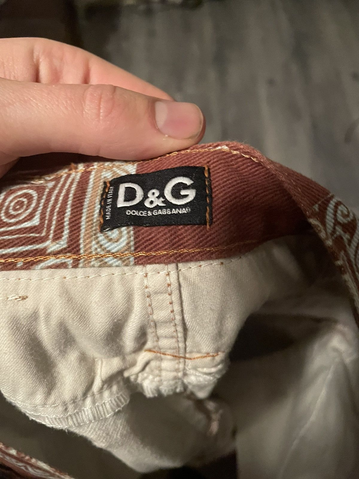 Dolce & Gabbana Pattern Denim Jeans Size US 32 / EU 48 - 11 Thumbnail