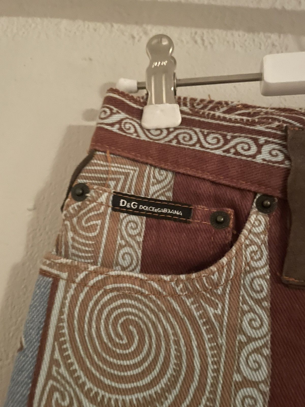 Dolce & Gabbana Pattern Denim Jeans Size US 32 / EU 48 - 8 Thumbnail