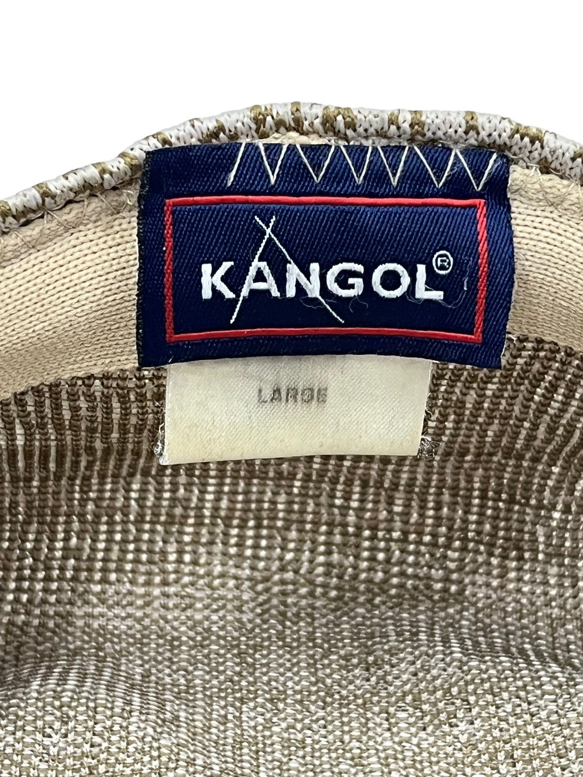 Kangol 🔥Vintage KANGOL JACQUARD Monogram Poly-Chlorofiber Flat Hat Size ONE SIZE - 9 Thumbnail