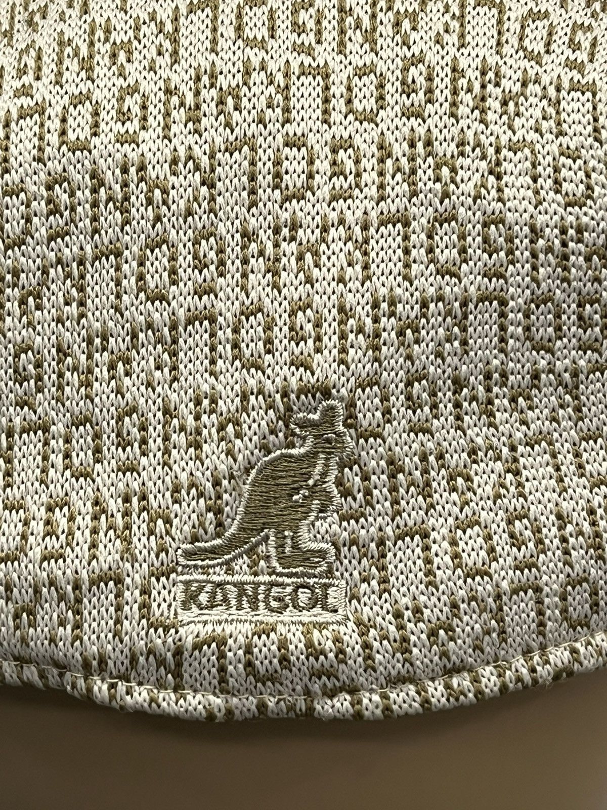 Kangol 🔥Vintage KANGOL JACQUARD Monogram Poly-Chlorofiber Flat Hat Size ONE SIZE - 5 Thumbnail