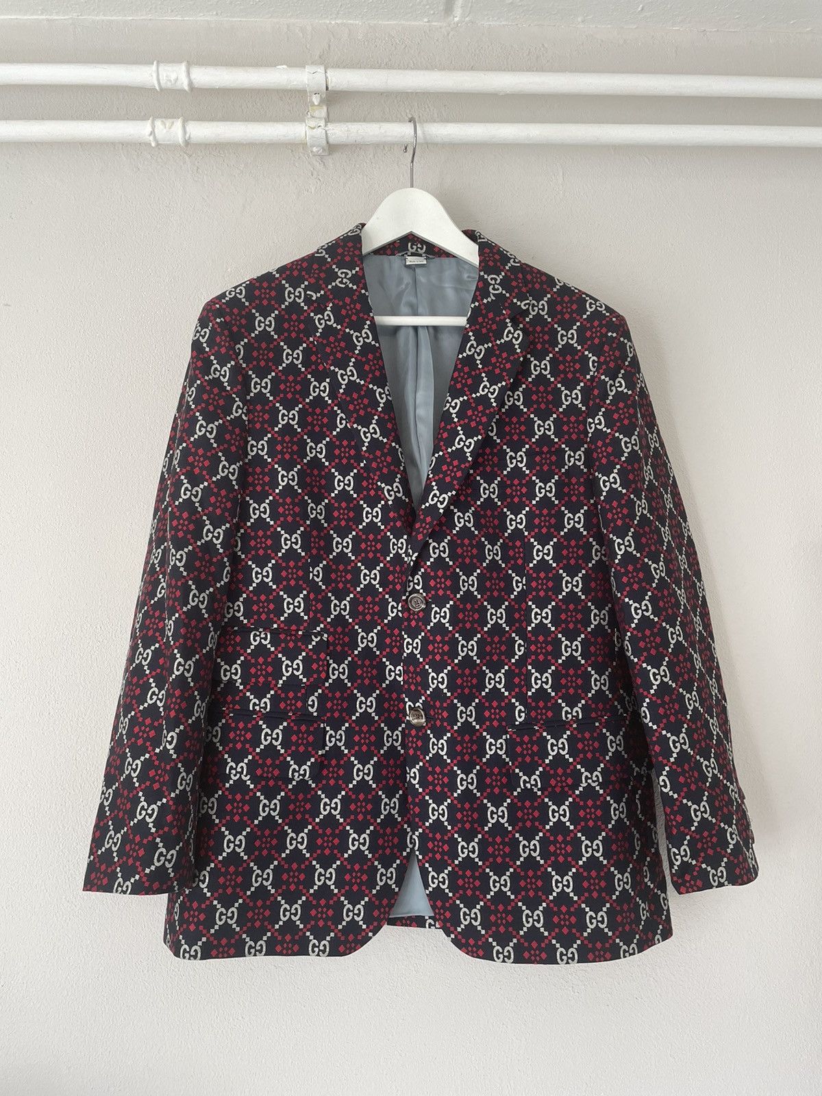 Gucci GG Diamond Blazer Size US M / EU 48-50 / 2 - 1 Thumbnail