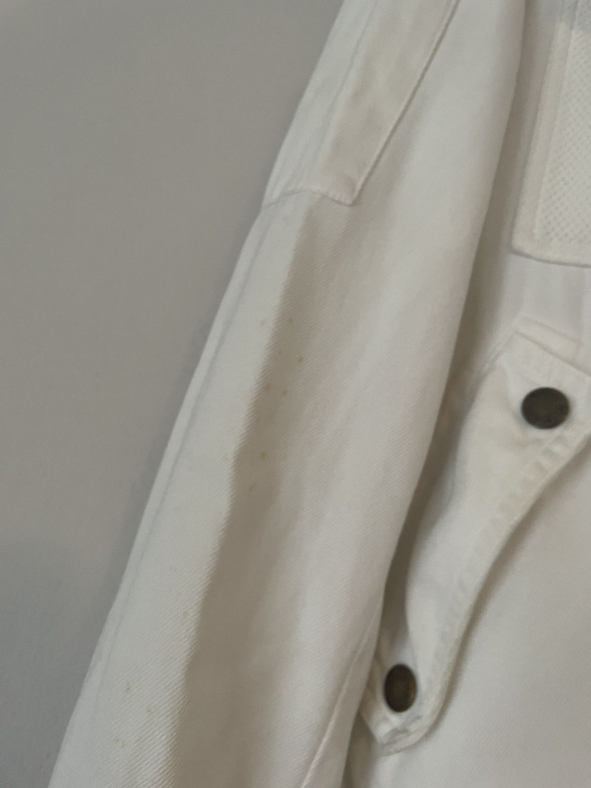 Dolce & Gabbana White Combat Rebel Cargo Bomber Size US M / EU 48-50 / 2 - 7 Thumbnail