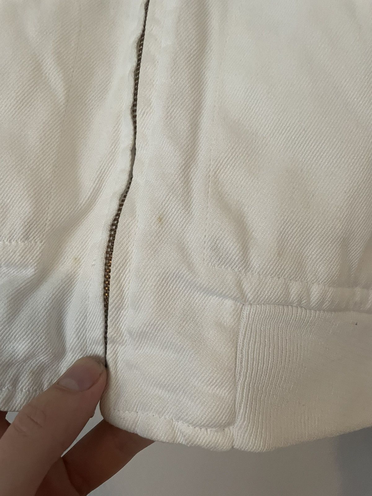 Dolce & Gabbana White Combat Rebel Cargo Bomber Size US M / EU 48-50 / 2 - 5 Thumbnail