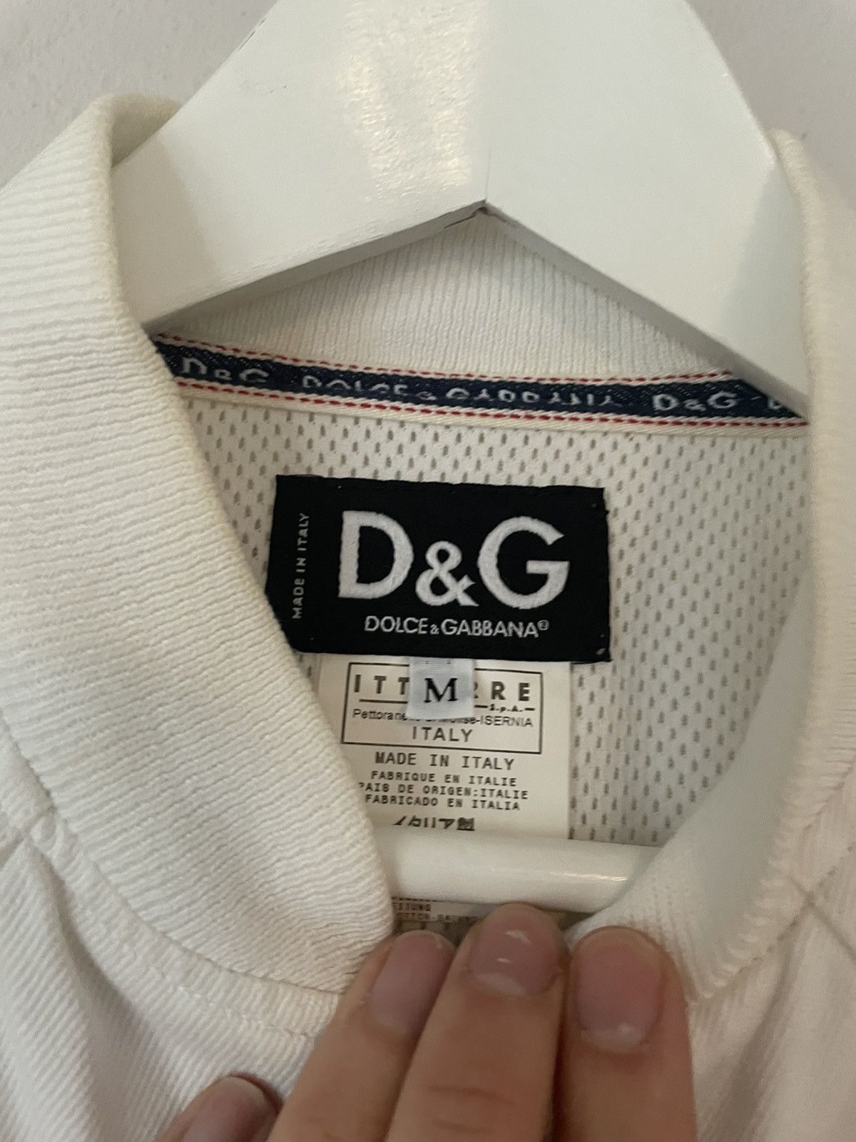 Dolce & Gabbana White Combat Rebel Cargo Bomber Size US M / EU 48-50 / 2 - 3 Thumbnail
