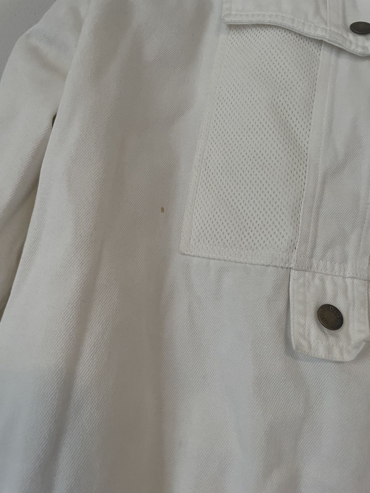 Dolce & Gabbana White Combat Rebel Cargo Bomber Size US M / EU 48-50 / 2 - 11 Thumbnail