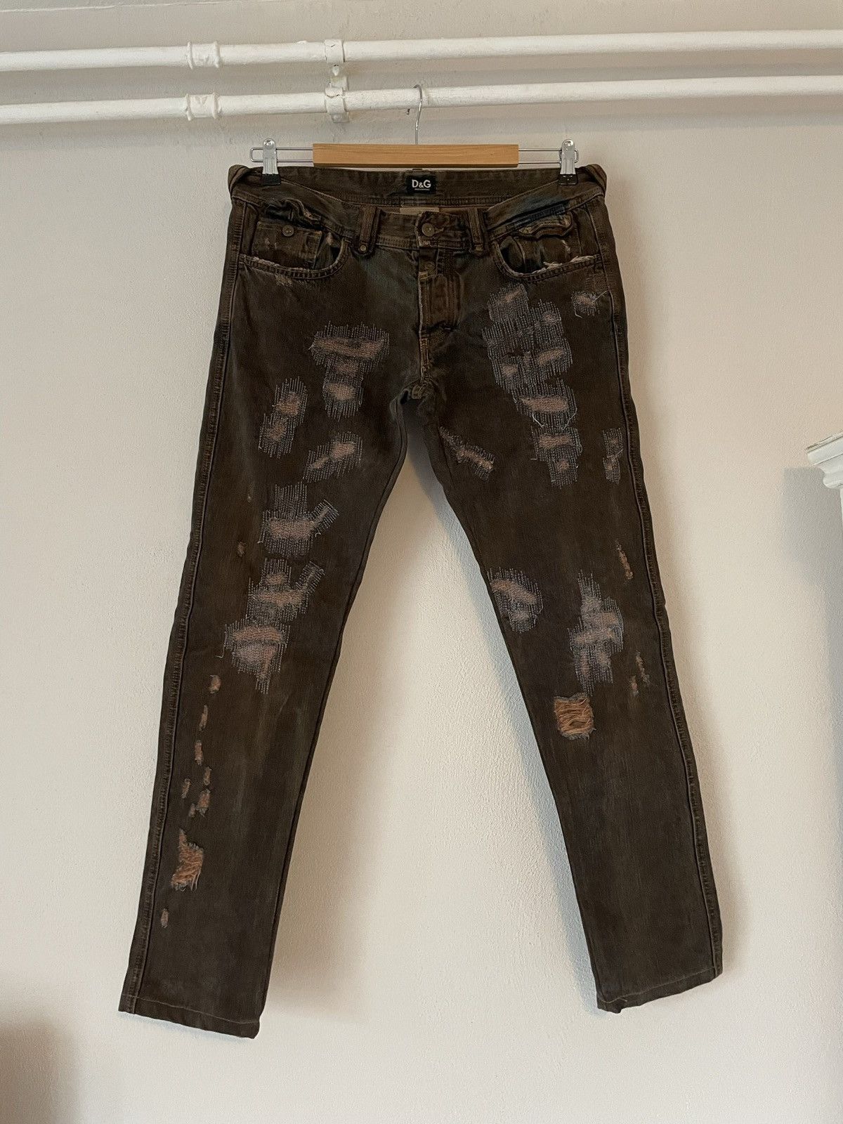 2 pairs of Stitching Jeans