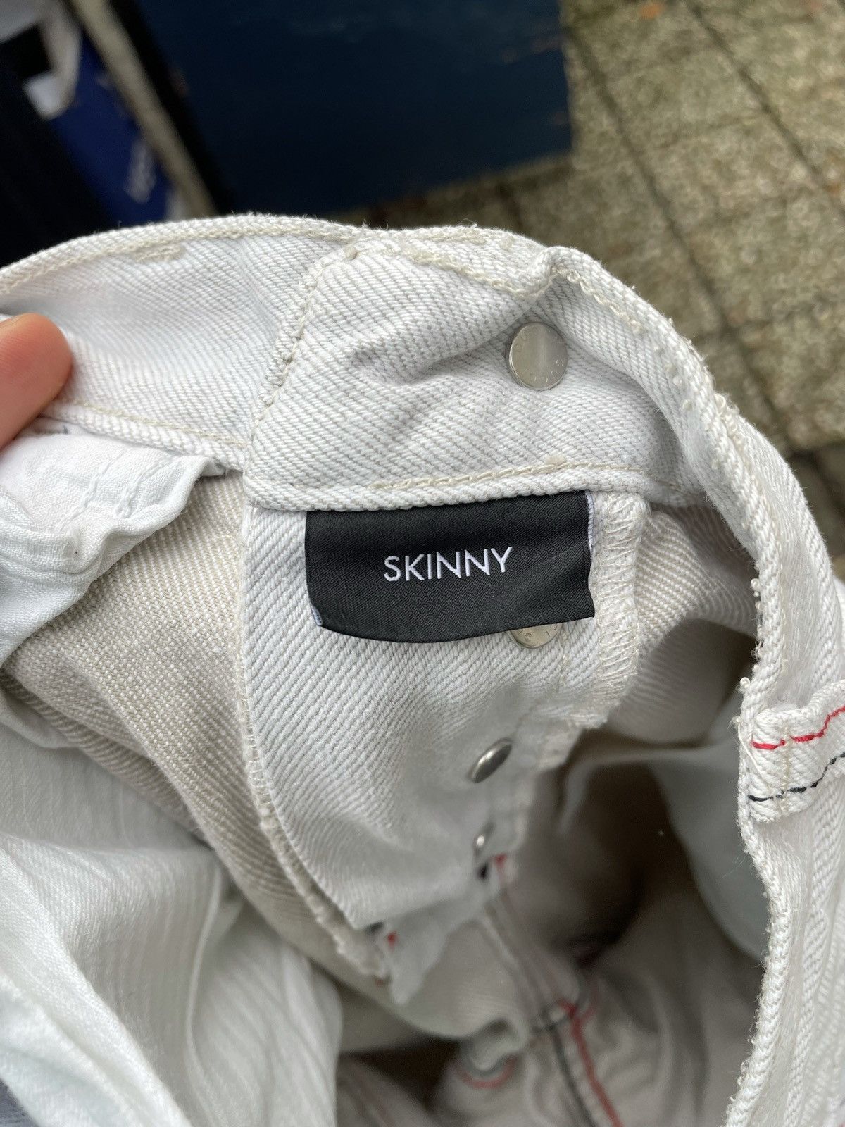 Gucci SS2008 White Painted Jeans Size US 32 / EU 48 - 12 Thumbnail