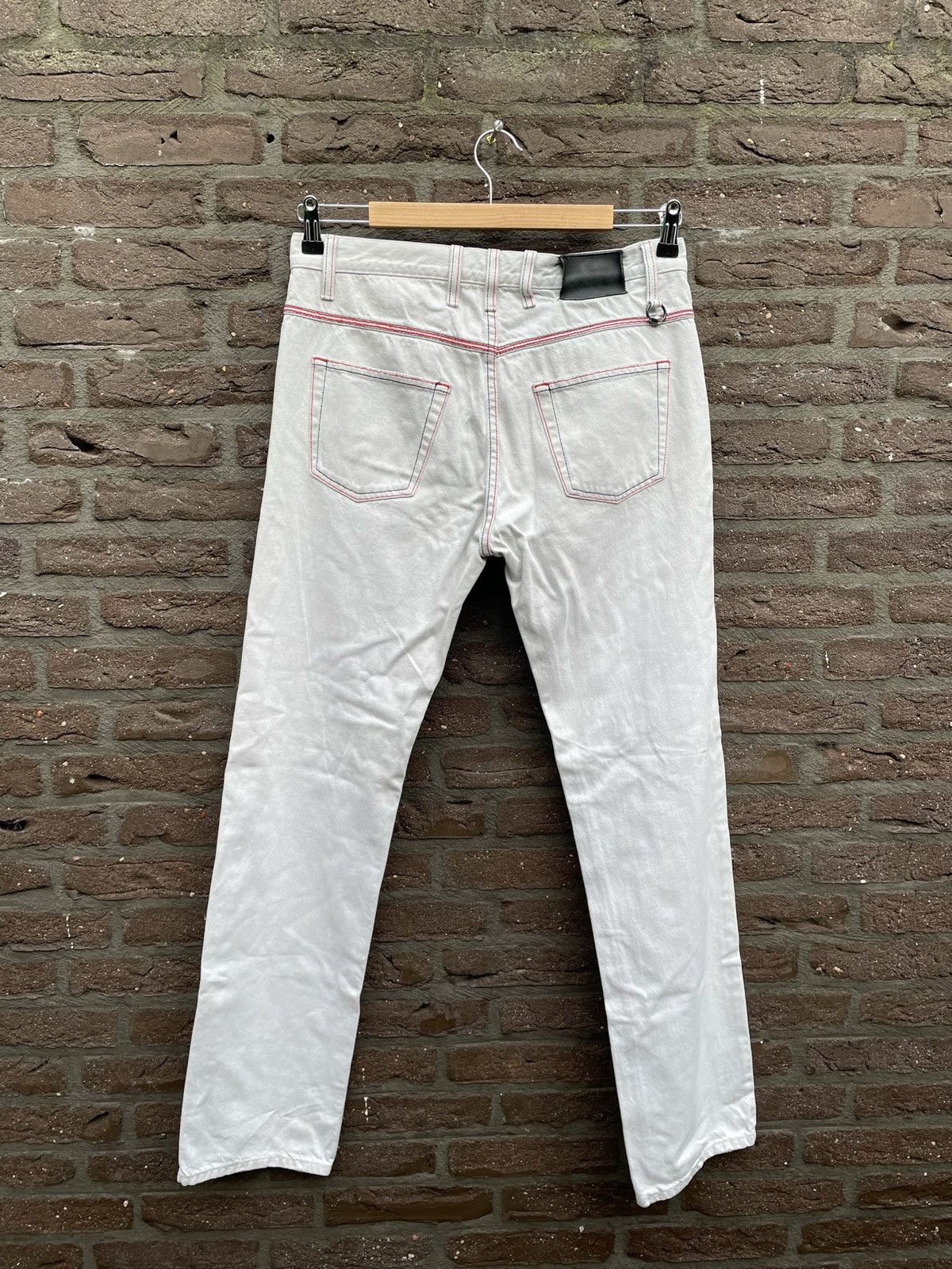 Gucci SS2008 White Painted Jeans Size US 32 / EU 48 - 6 Thumbnail