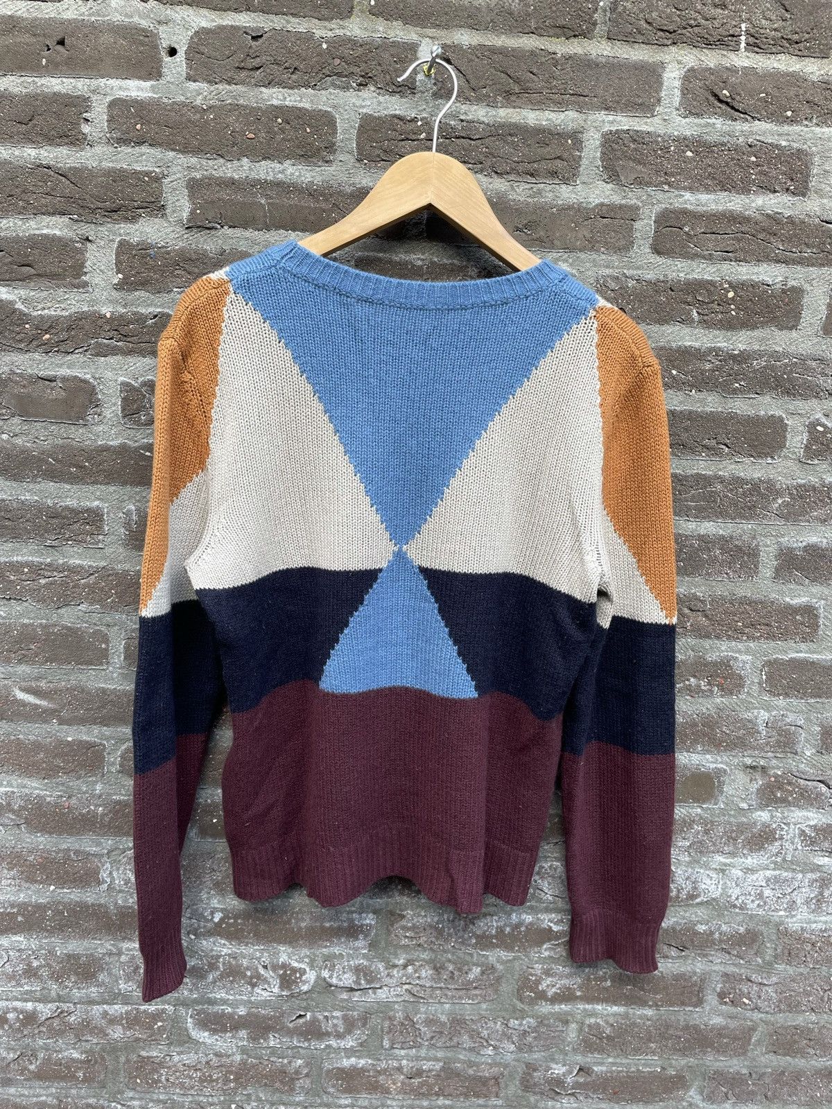 Valentino AW14 Geometric Pattern Cashmere Knit Sweater Size US M / EU 48-50 / 2 - 4 Thumbnail