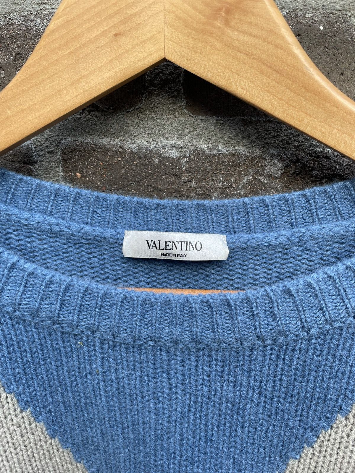 Valentino AW14 Geometric Pattern Cashmere Knit Sweater Size US M / EU 48-50 / 2 - 3 Thumbnail