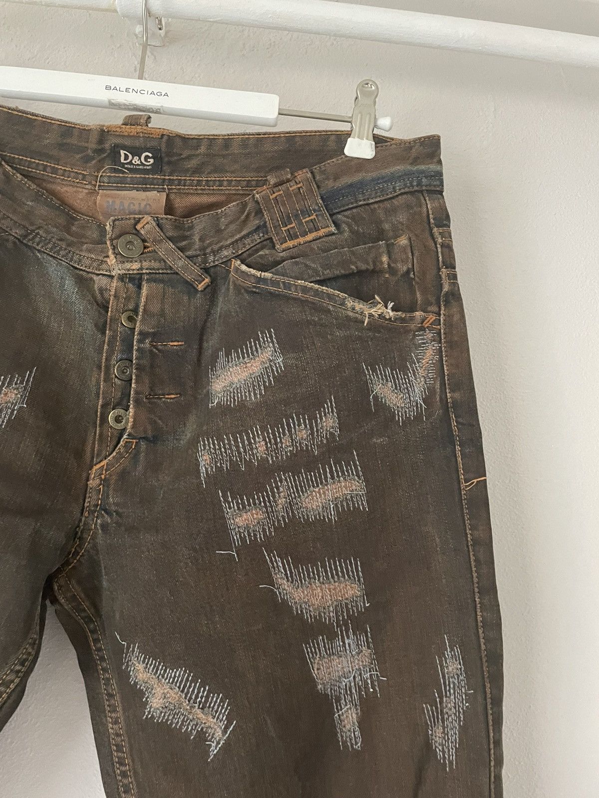 Dolce & Gabbana Boro Stitching Jeans Size US 32 / EU 48 - 3 Thumbnail